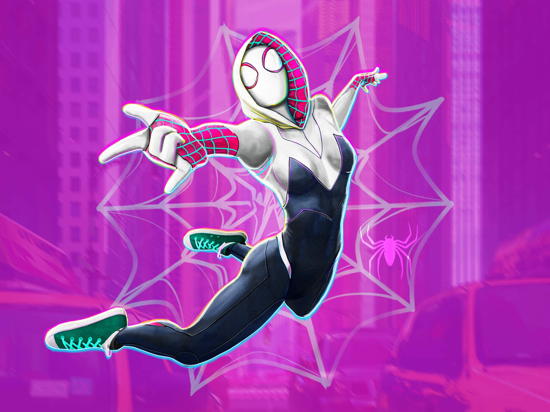 Spider Gwen, the powerful first lady of the Marvel Universe