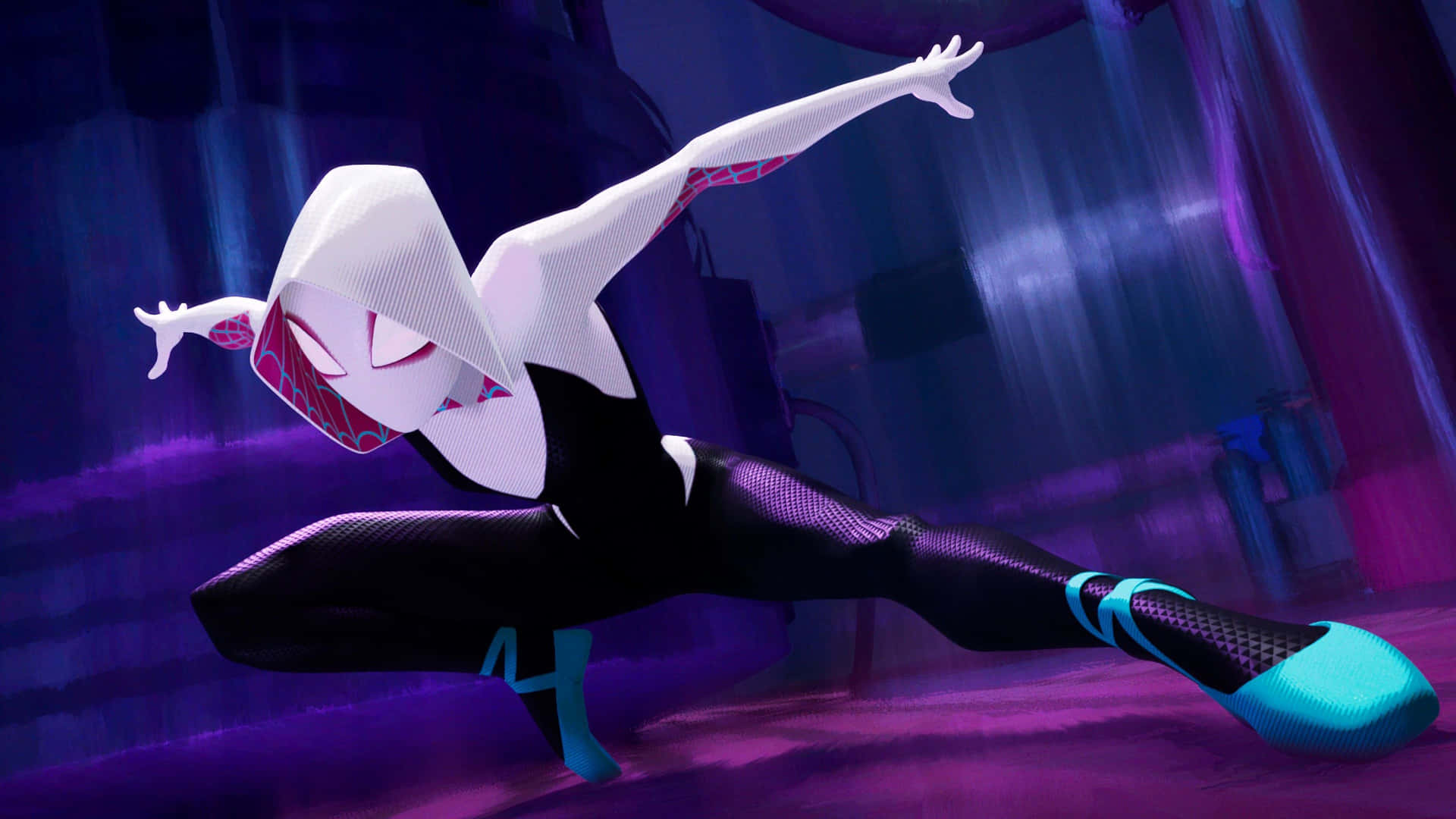 "Spider Gwen Poses Powerfully"
