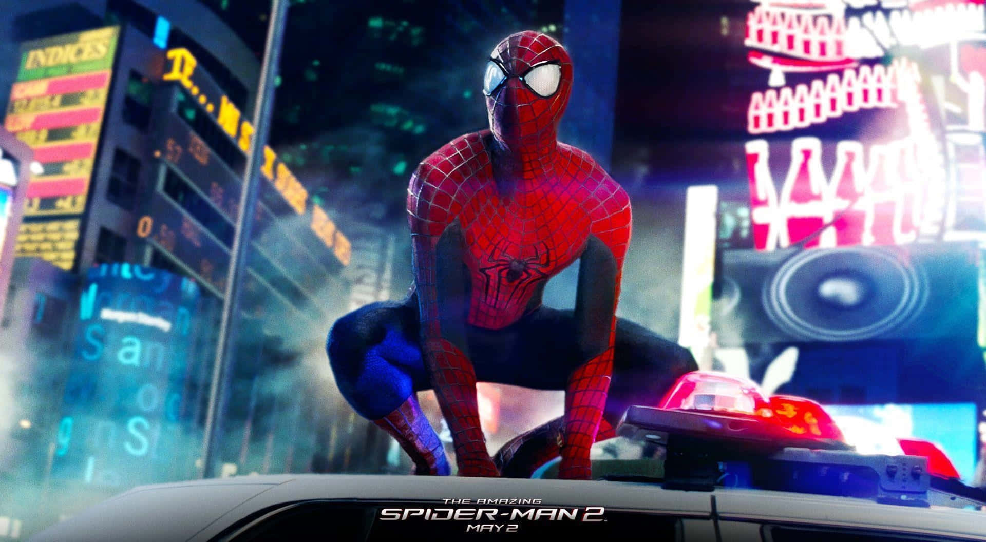 Spiderman 2 En La Ciudad Fondo de pantalla