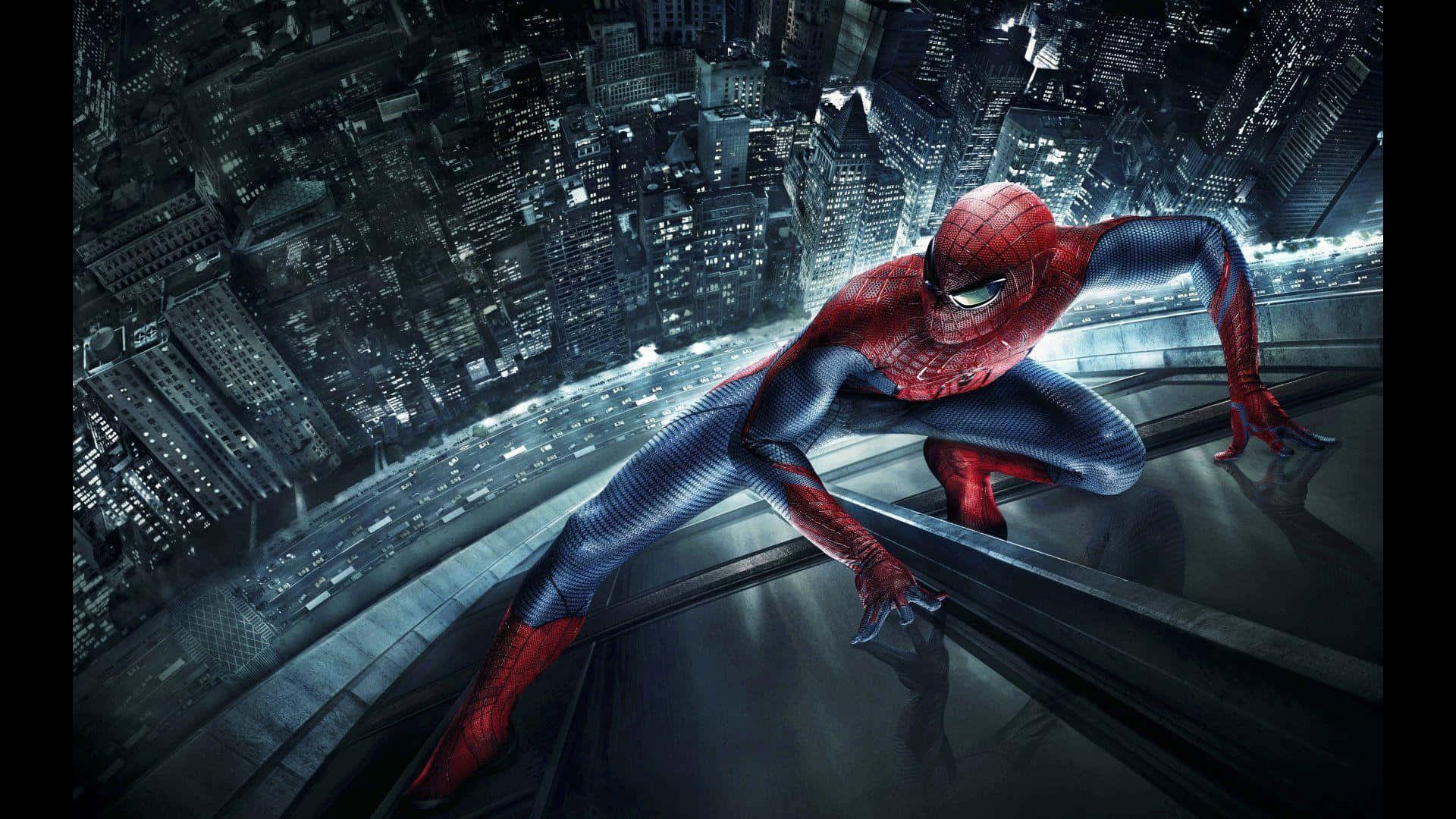 Spiderman 2 Auf Einem Gebäude Wallpaper
