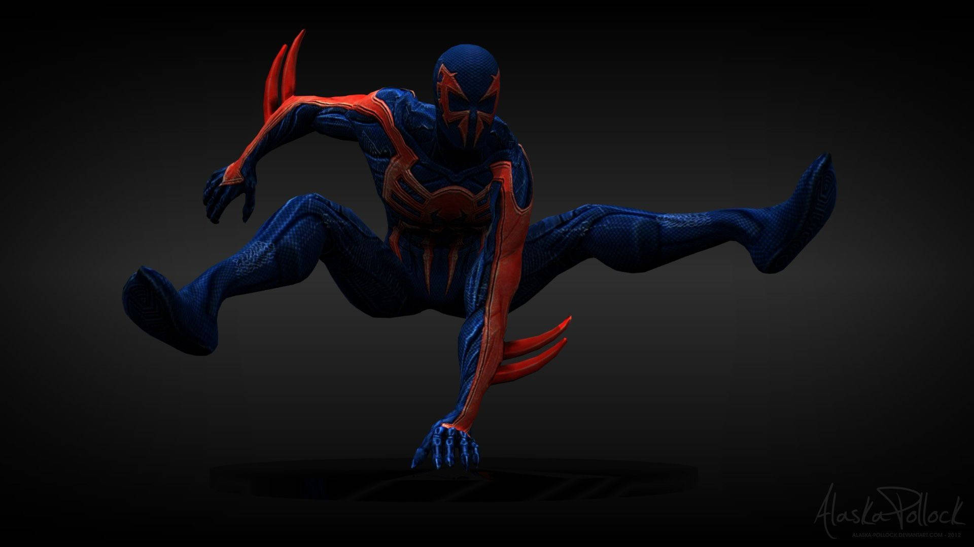 Spider Man 2099 In Action Wallpaper