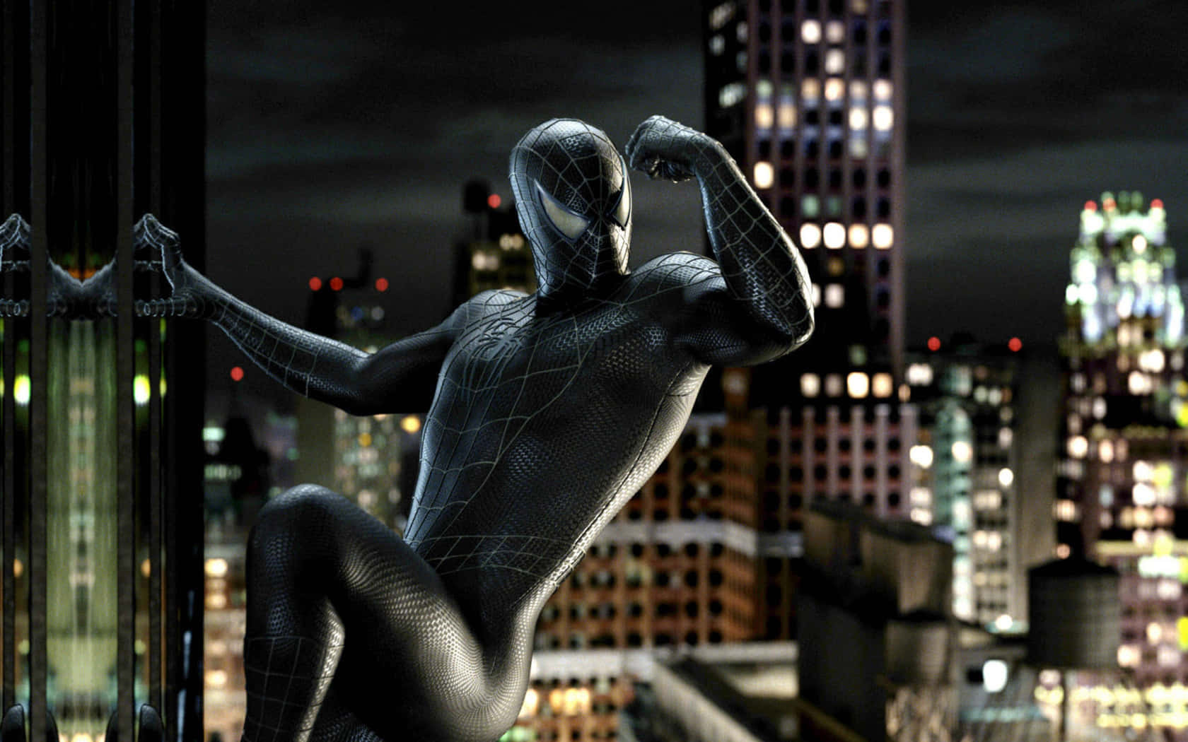 Intense Action Unleashed in Spider-Man 3 Wallpaper
