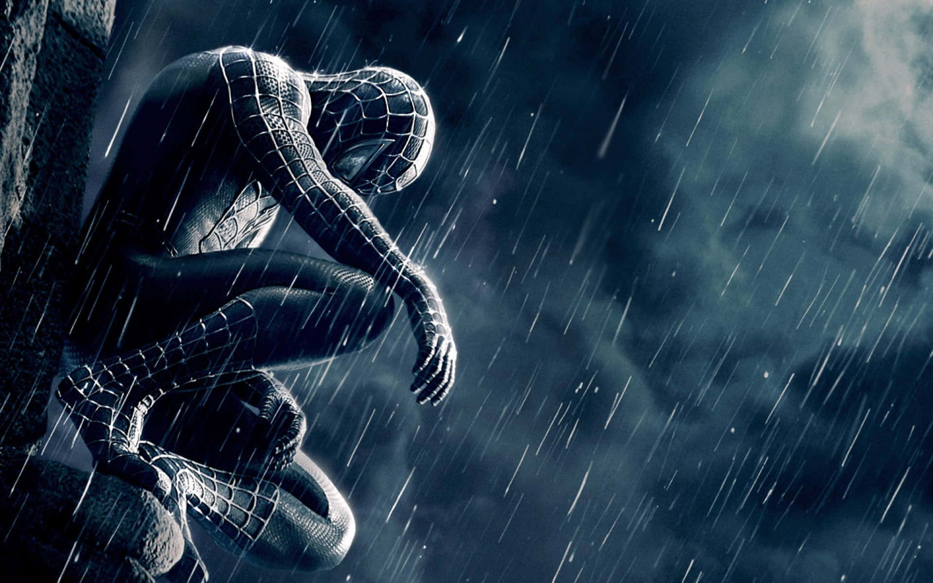 Spiderman Balanceándose En Acción En Spider-man 3 Fondo de pantalla