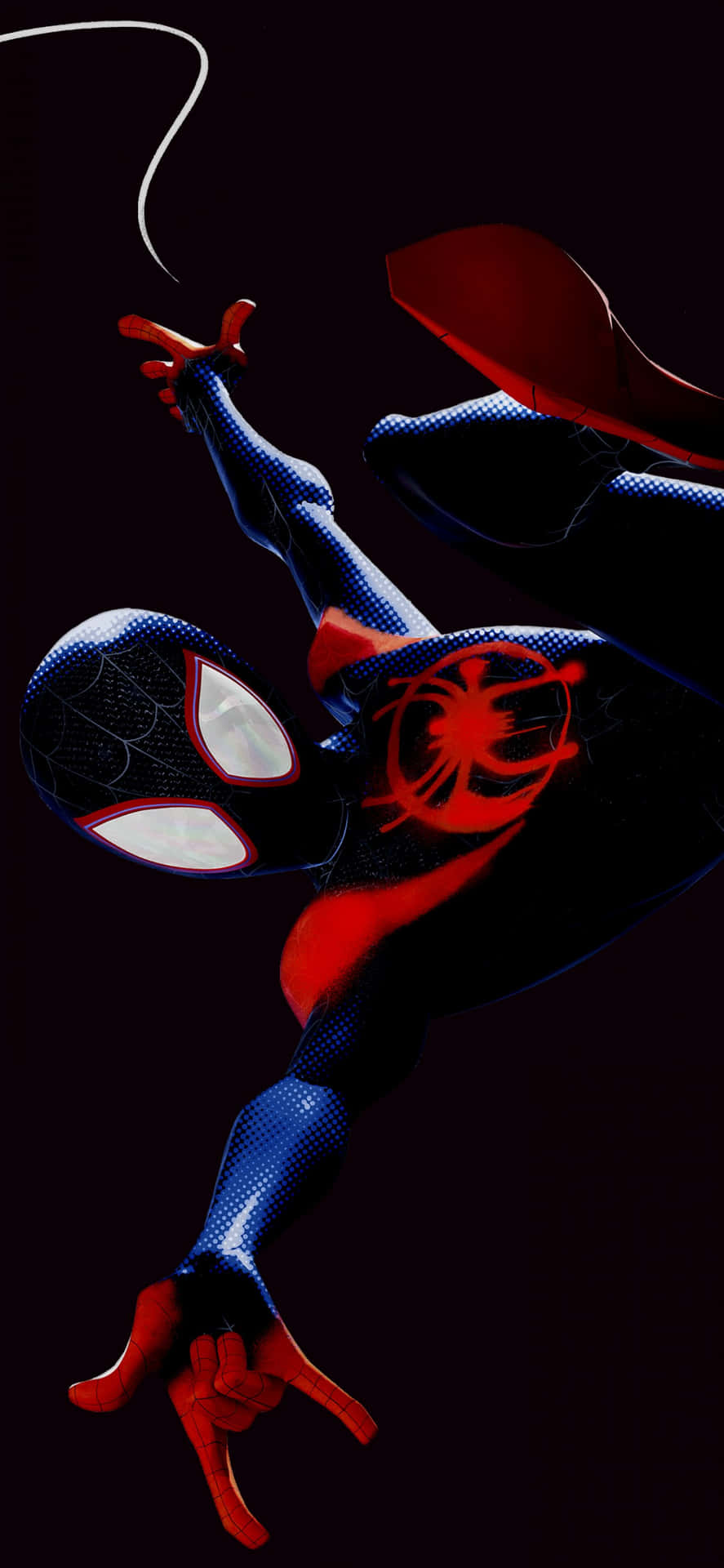 Spider Man Across The Spider Verse Swinging Wallpaper