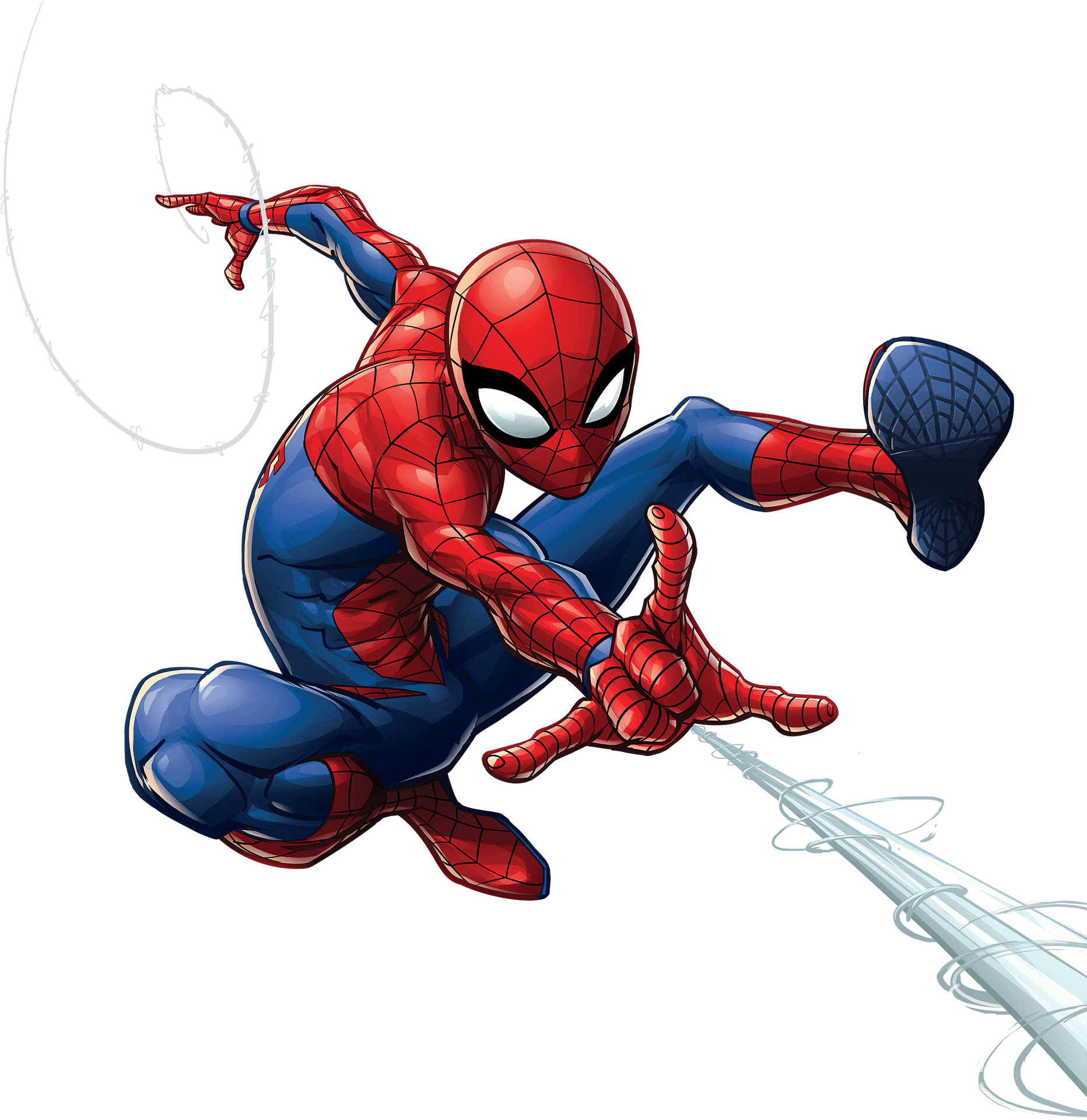 Spider Man Action Pose PNG