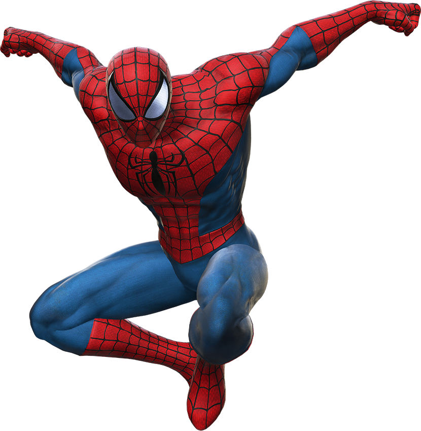 Spider Man Action Pose PNG