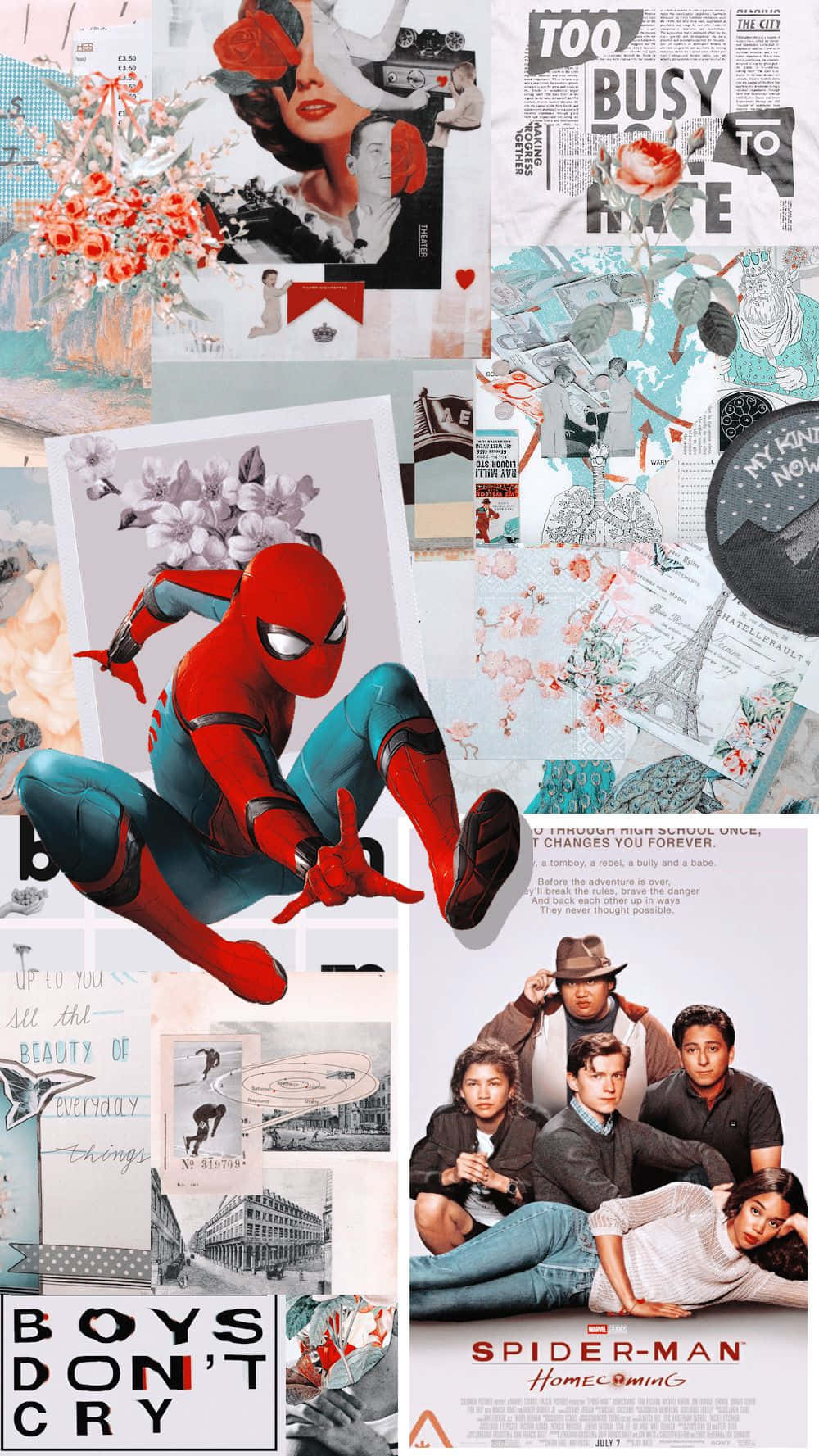 "Swing into Fun with the Spider Man Aesthetic!" Wallpaper
