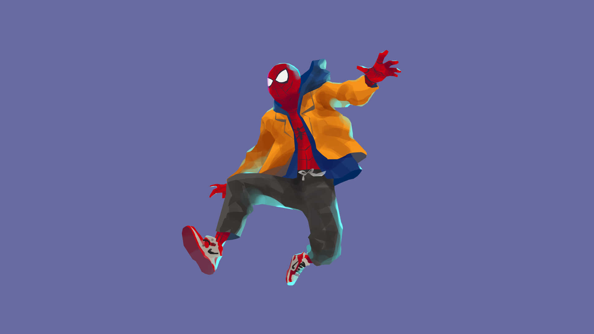 Spiderman: In Dem Spinnen-verse Hd-hintergrundbild Wallpaper