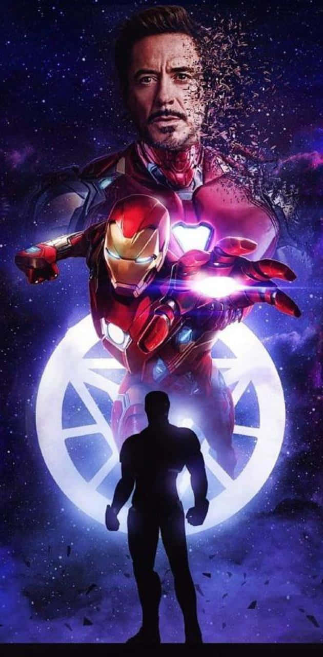 Enepisk Uppvisning Mellan Två Marvel-hjältar Wallpaper