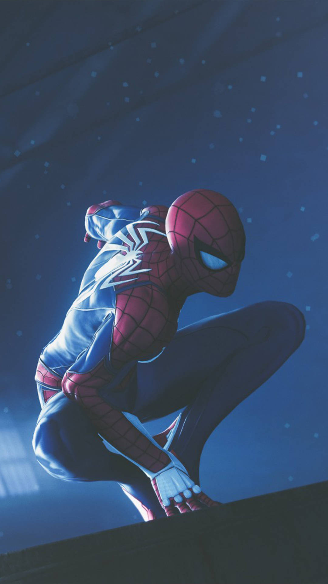 Spider Man At Night Mobile Wallpaper