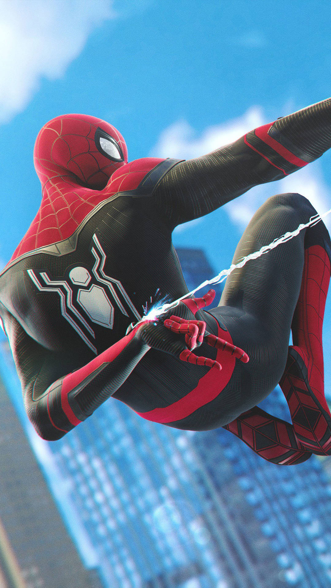 Spider Man Back Mobile Wallpaper