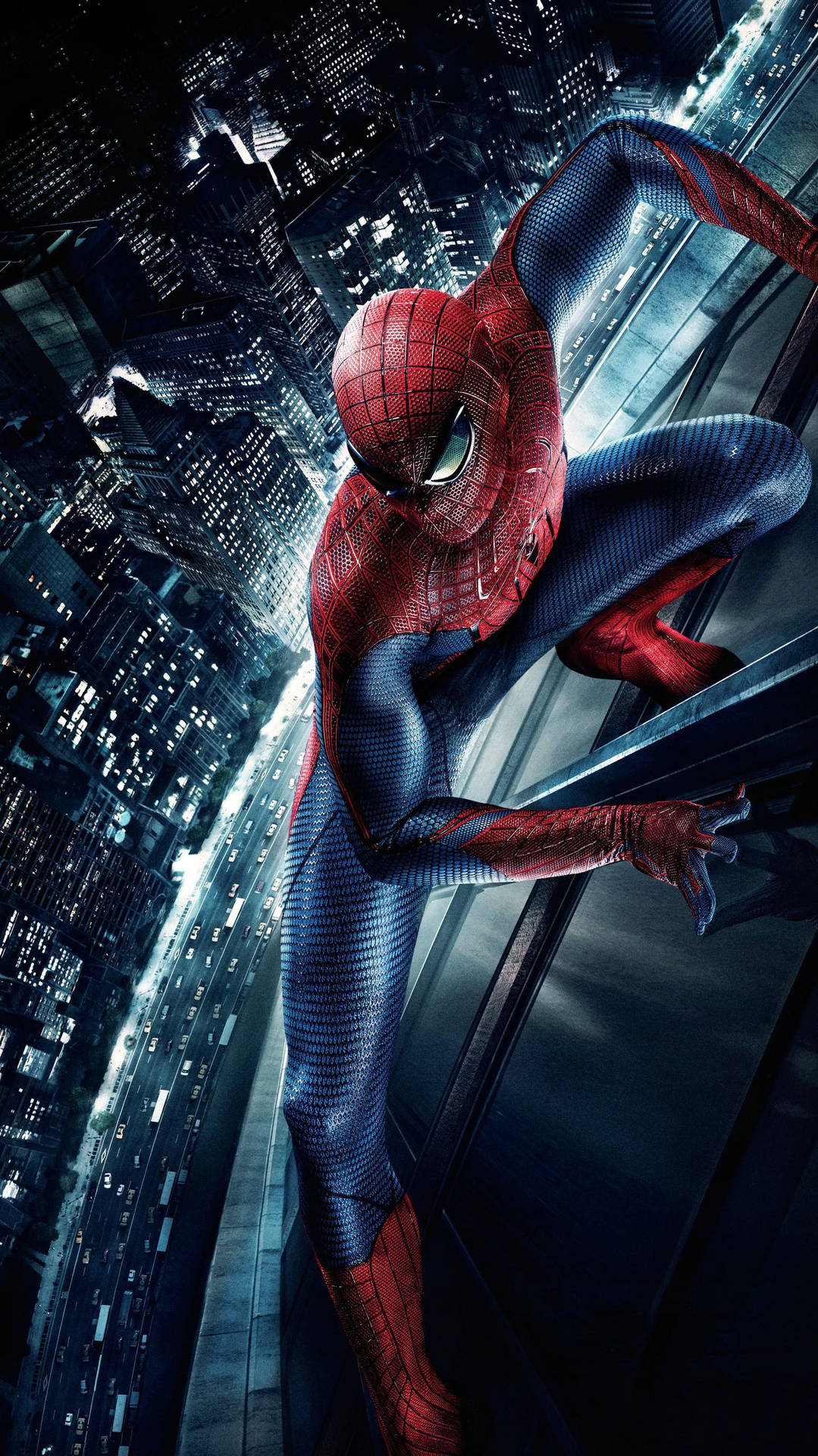 Spider Man Building Wall Mobile Wallpaper