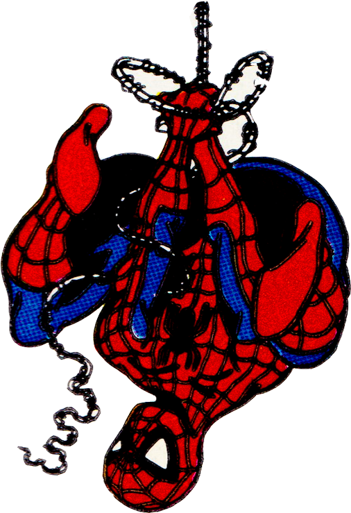 Spider Man Cartoon Classic Pose PNG