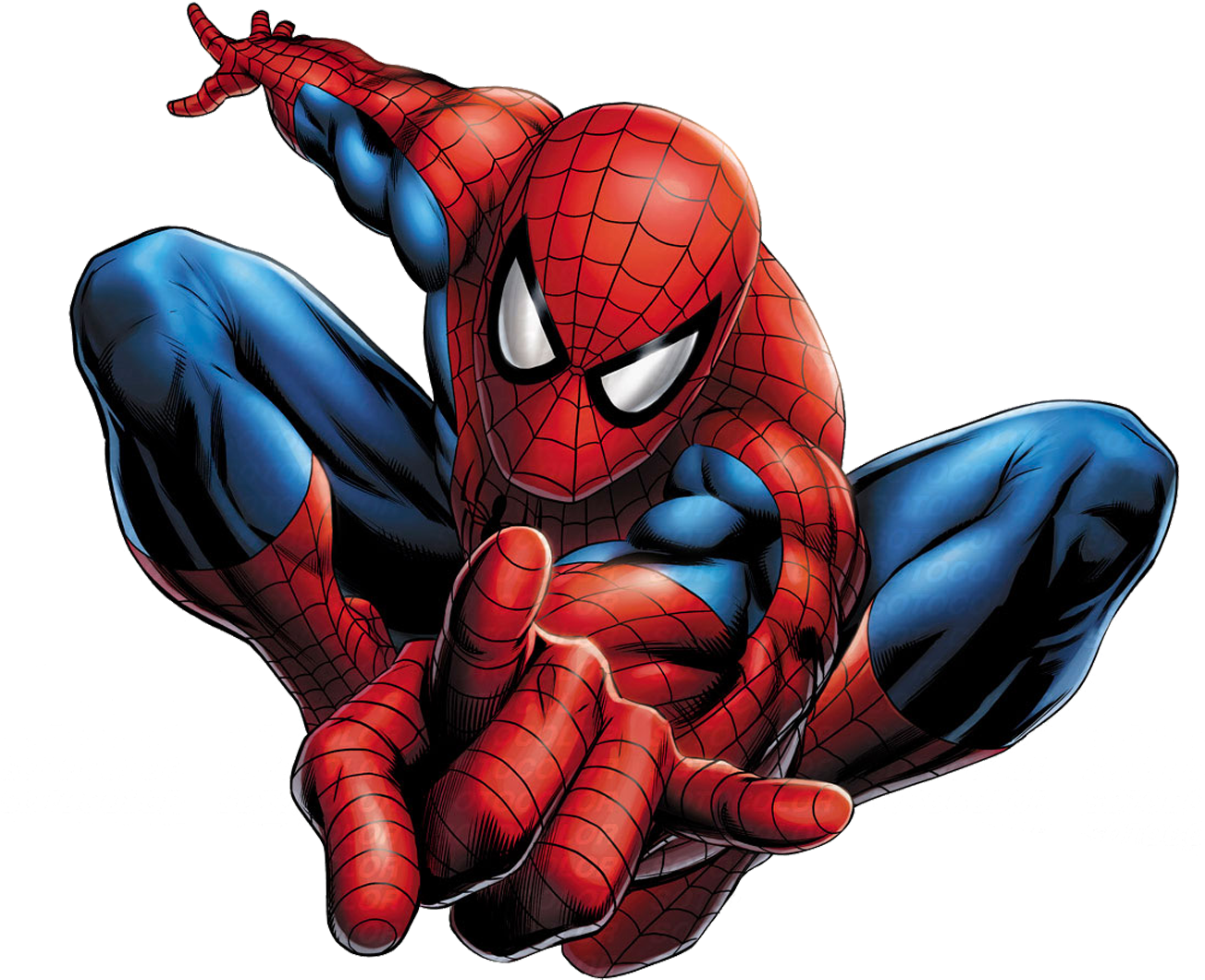 Spider Man Classic Pose PNG