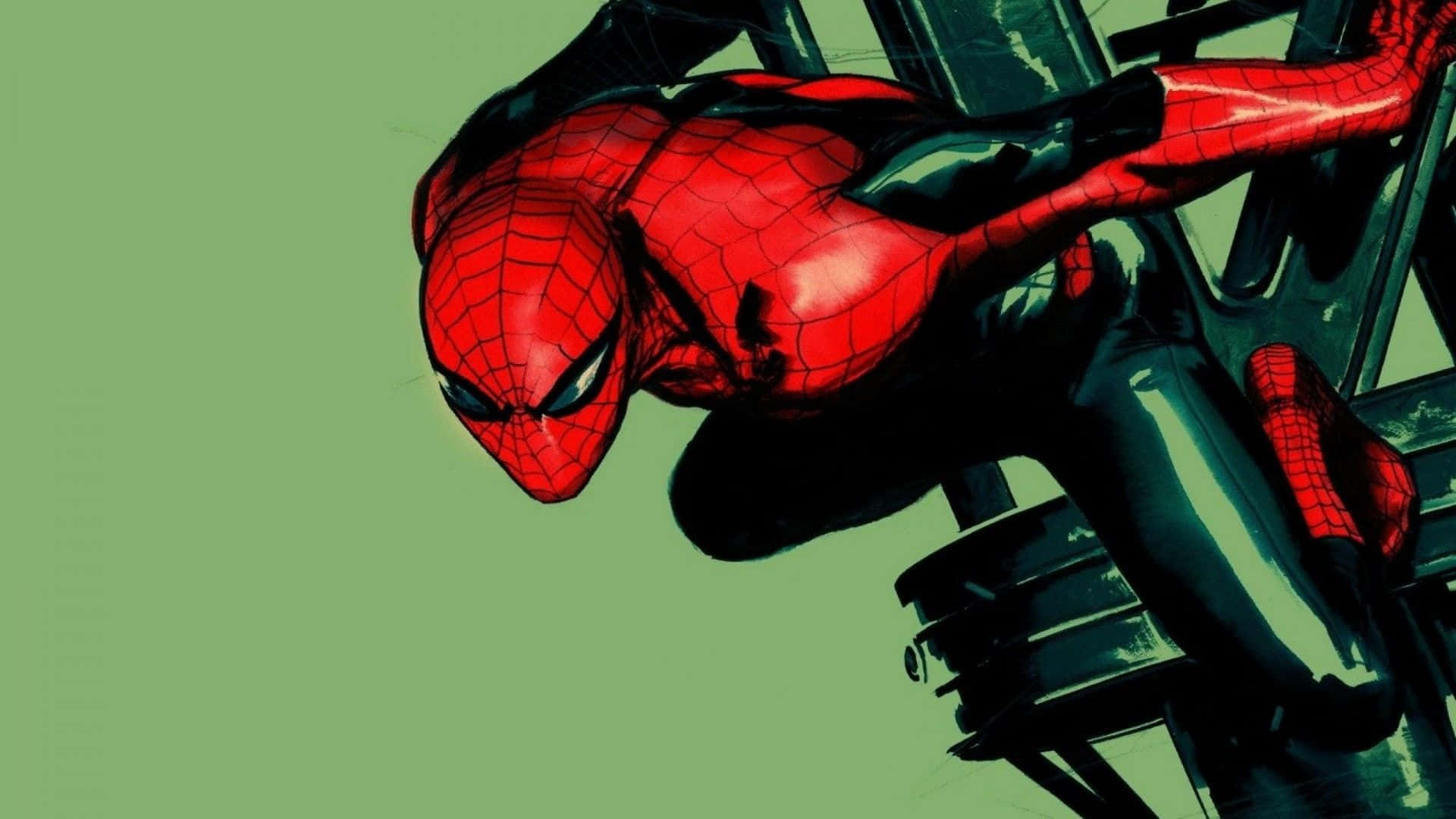 Fondode Pantalla Para Computadora Del Superhéroe De Cómic Spiderman. Fondo de pantalla