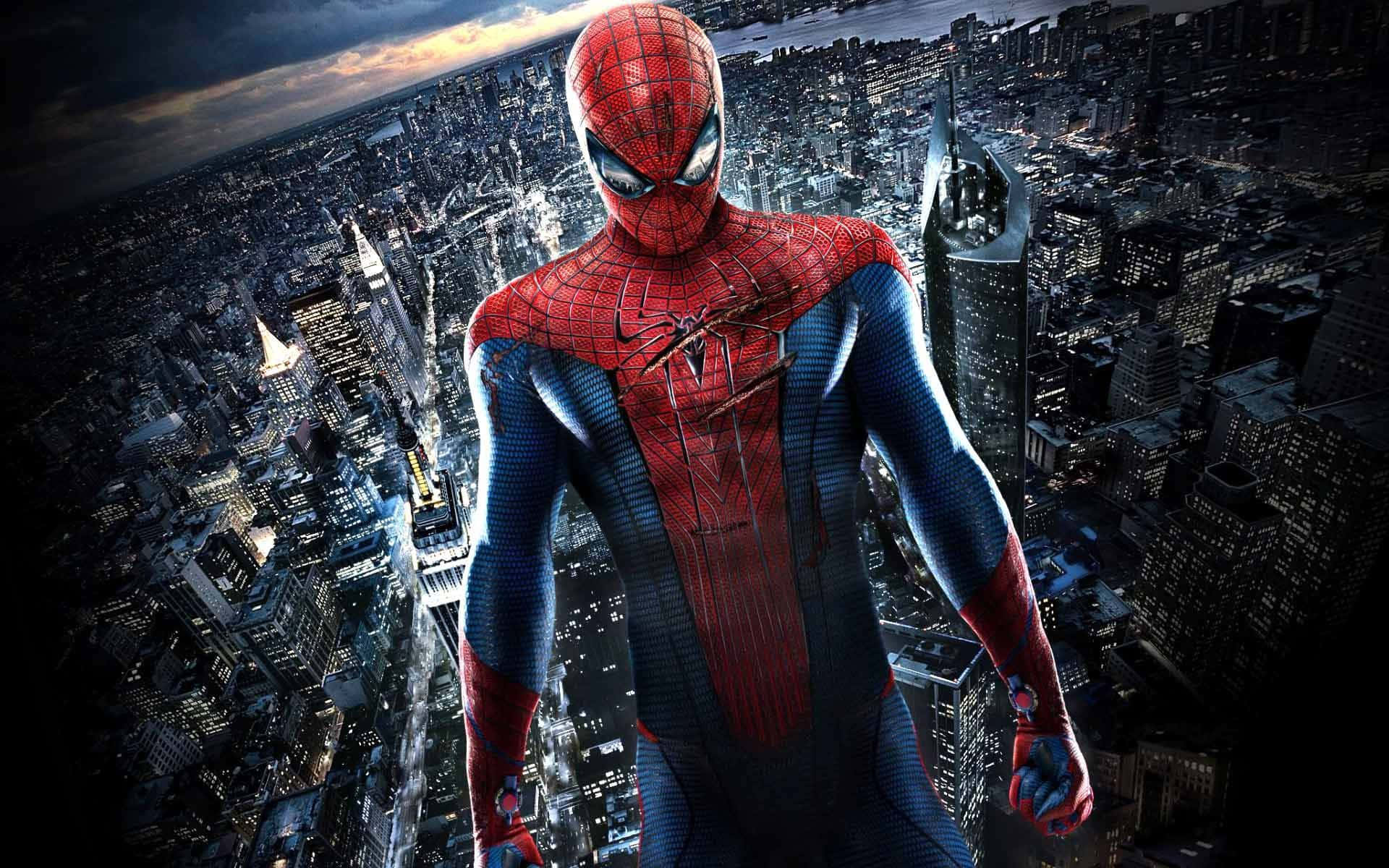 Slashed Spider Suit Spider Man Computer Wallpaper