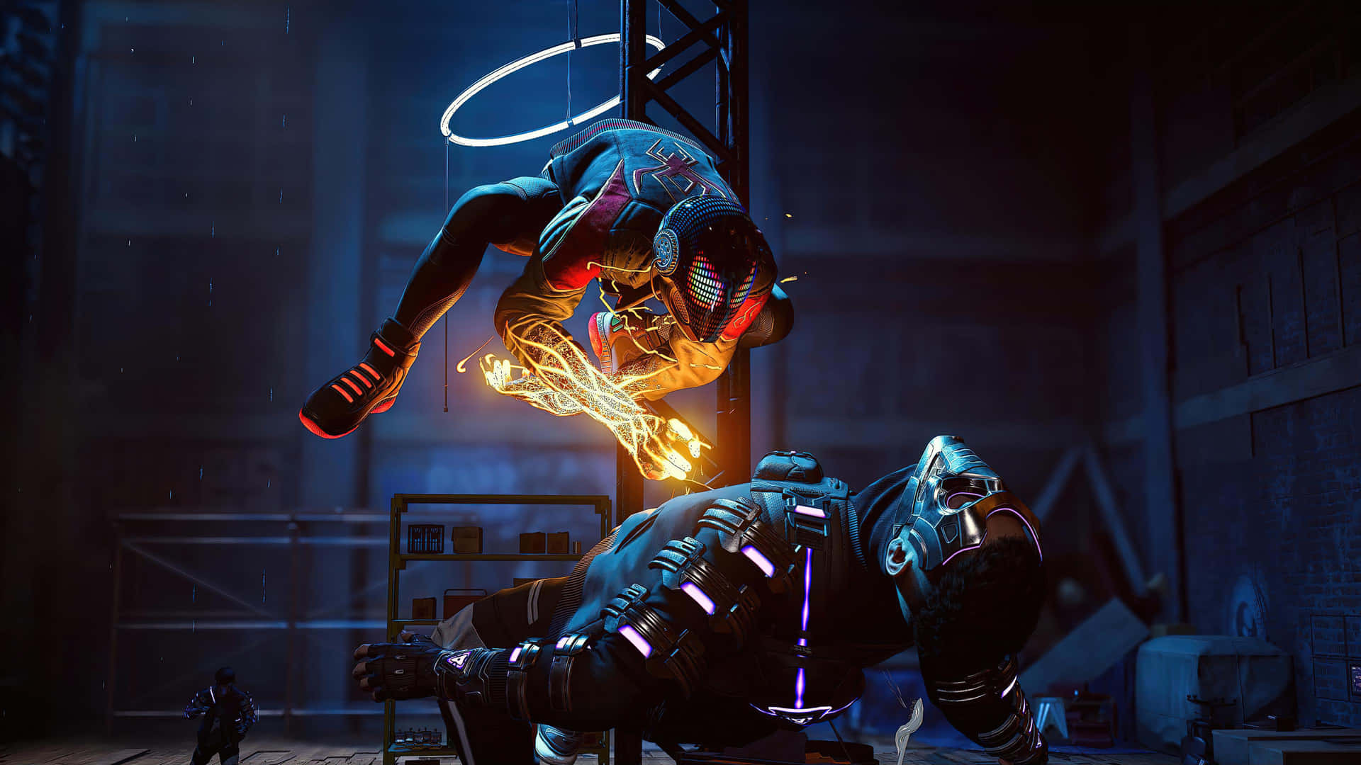 Peterparker Abbracciando Il Suo Destino Come Spider-man Sfondo