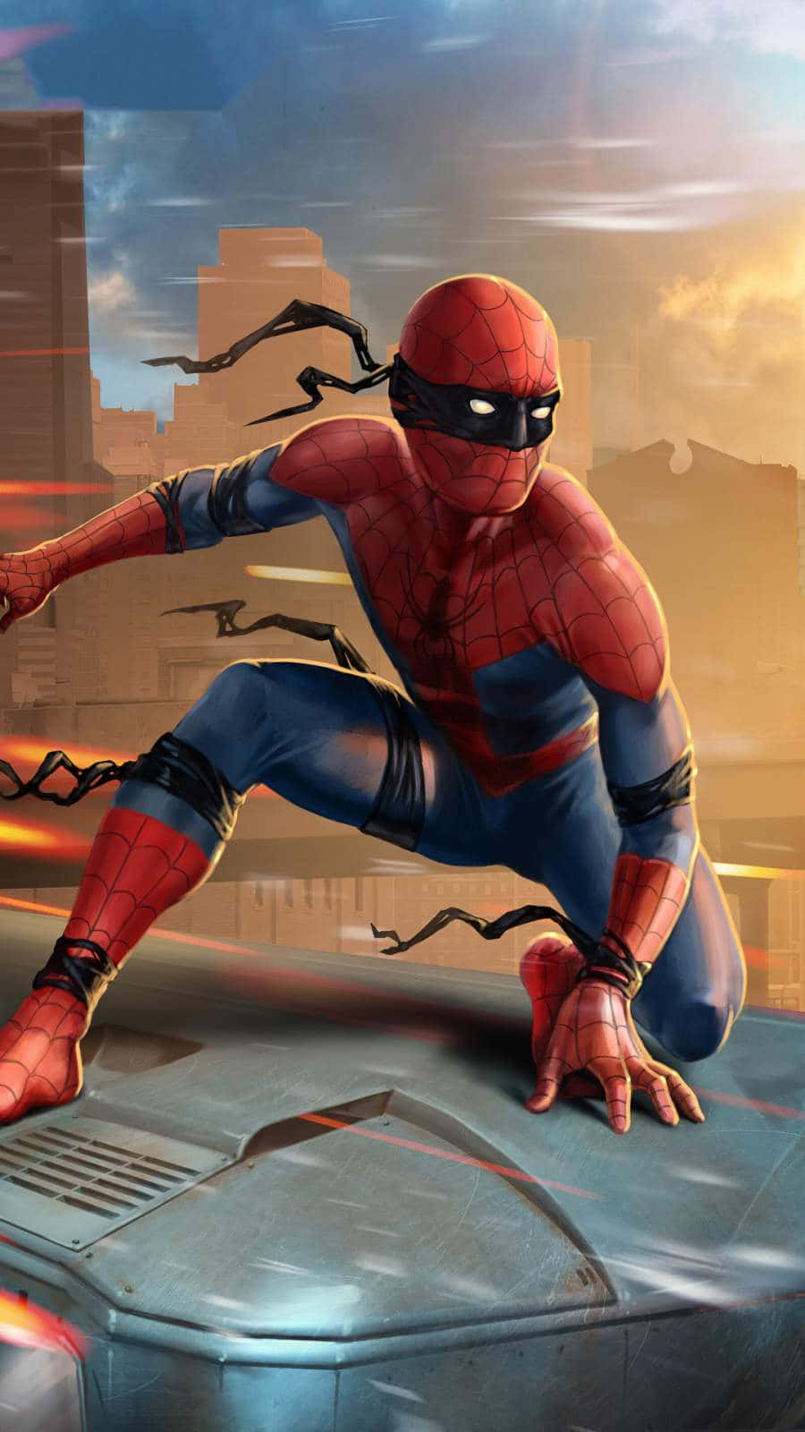 Spiderman - Den Fantastiska Spider-man 2. Wallpaper