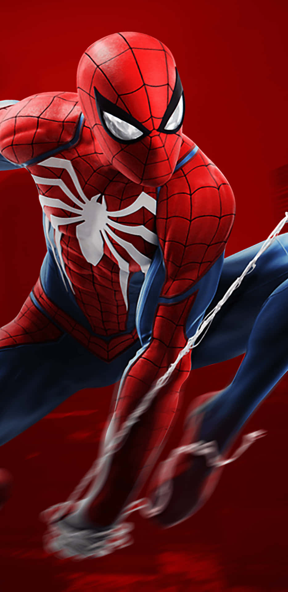 Sentila Fresca Brezza Della Città Con Spider-man Sfondo