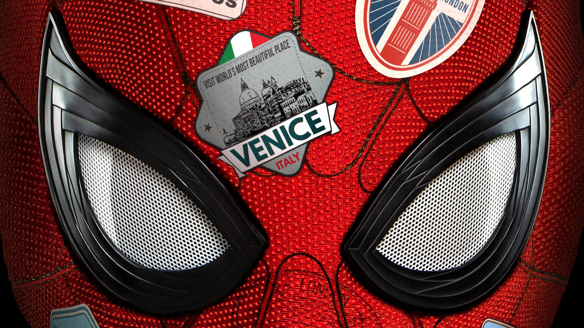 Spider Man Far From Home 2019 Eyes Background