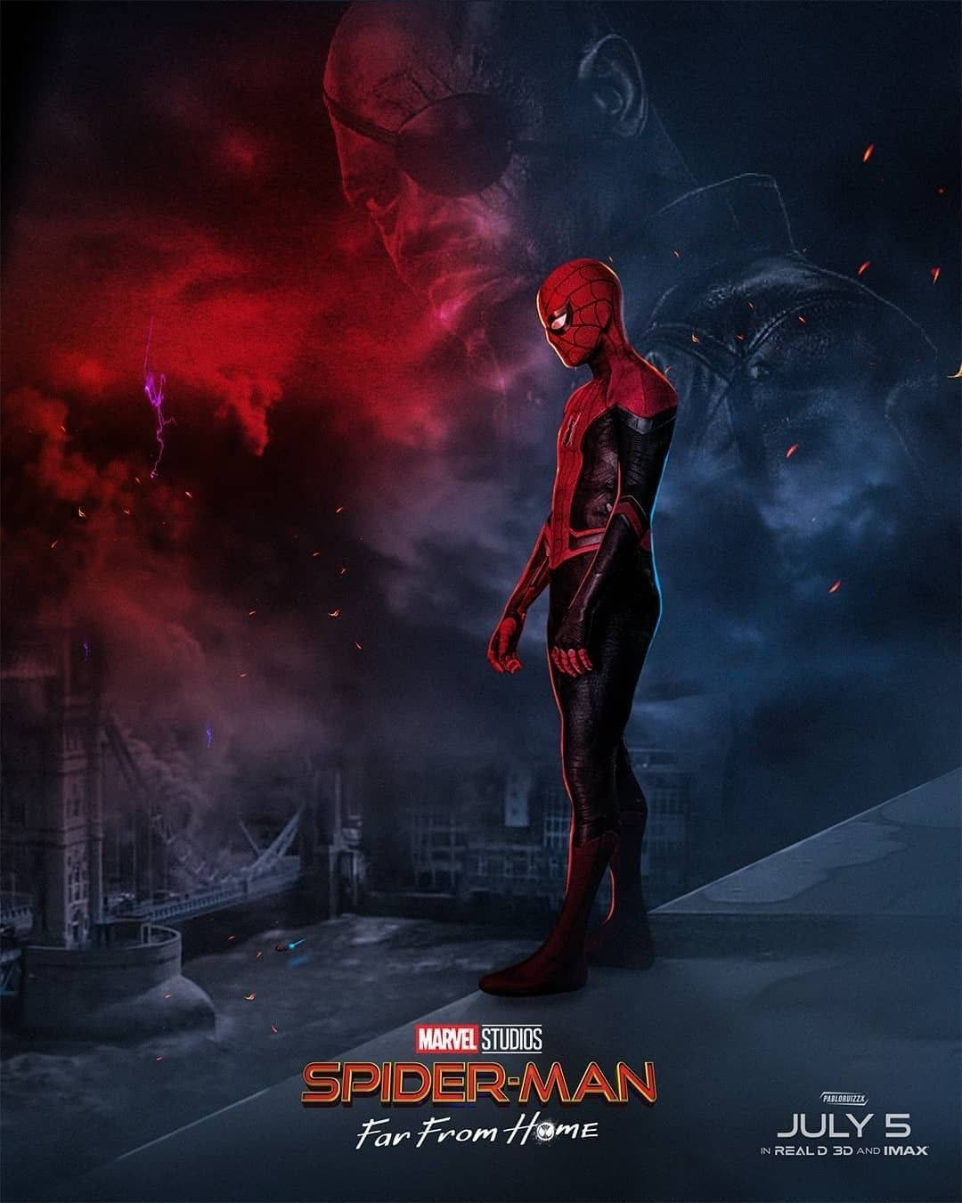 Spider Man Far From Home Nick Fury Wallpaper