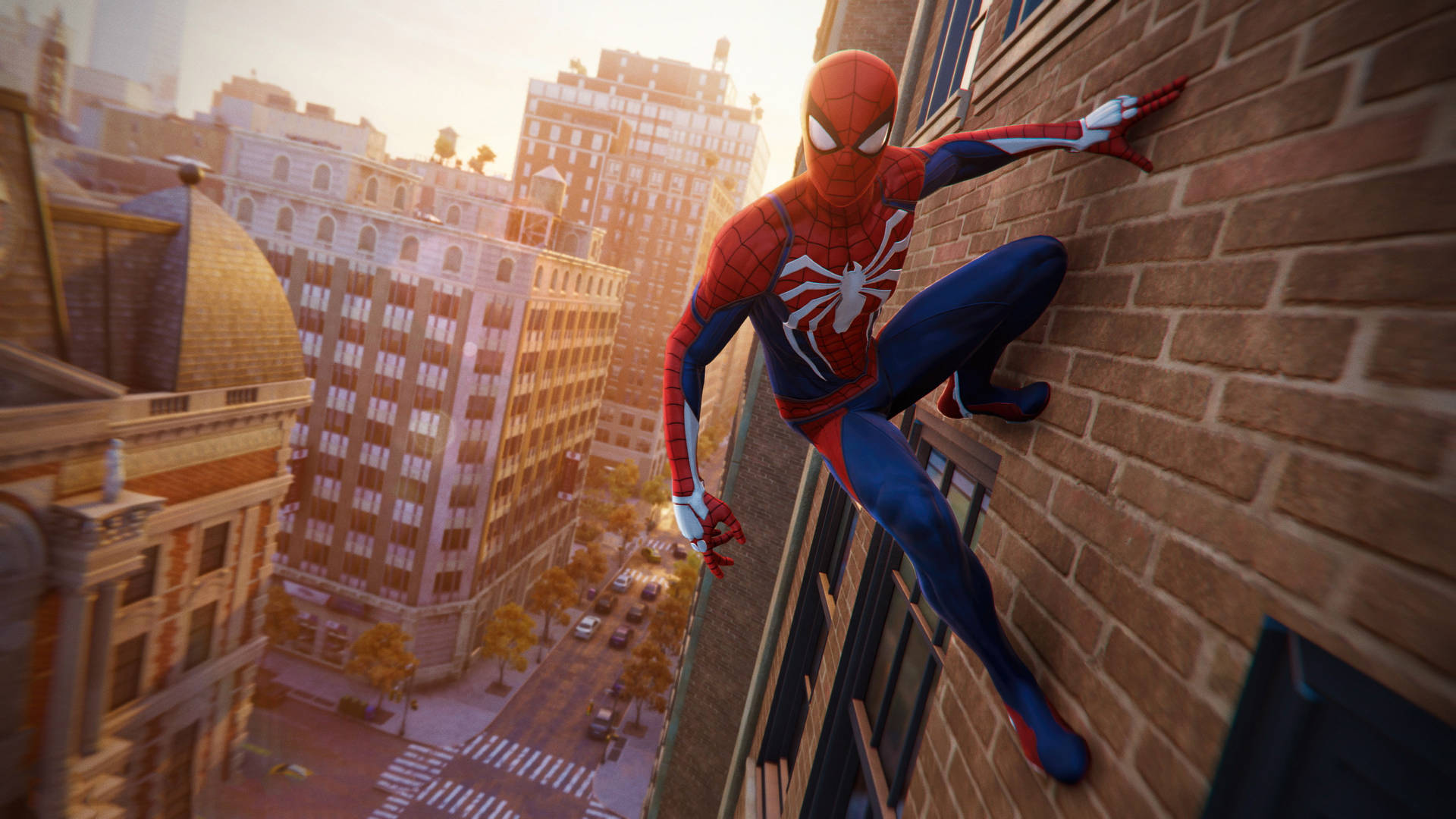 Spider-man Für Ps4 1080p Gaming Wallpaper