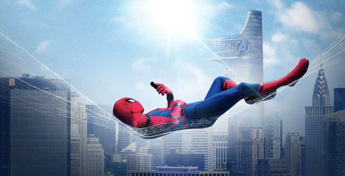 Peter Parker in his Spidey Suit! Wallpaper