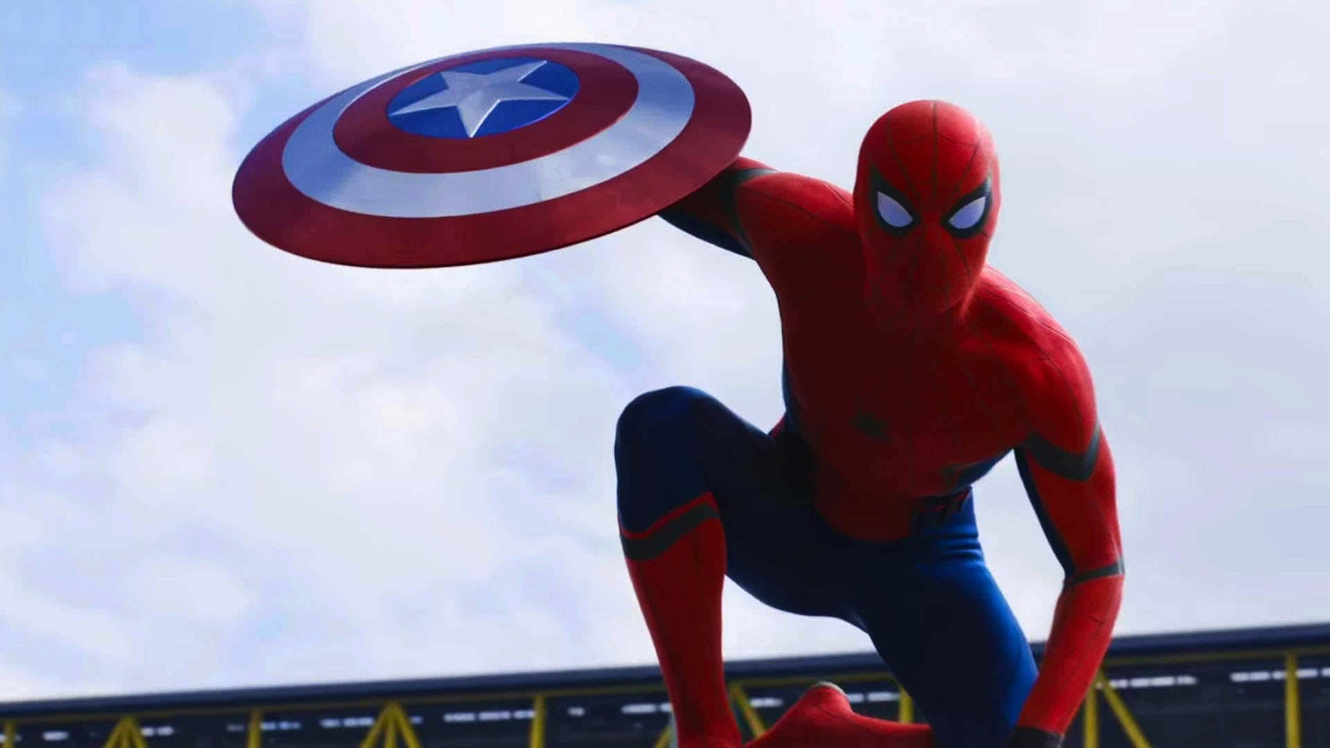 Tomholland Como El Icónico Superhéroe, Spider-man. Fondo de pantalla