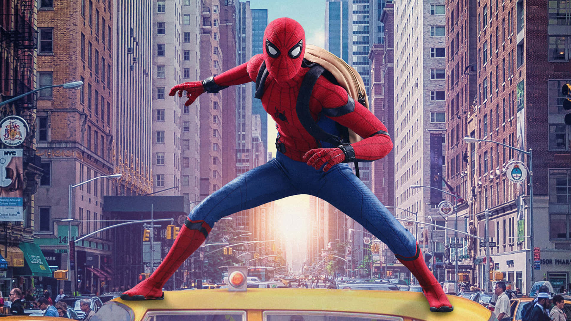 Peterparker, Lleva La Justicia A Las Calles Como Spider Man. Fondo de pantalla