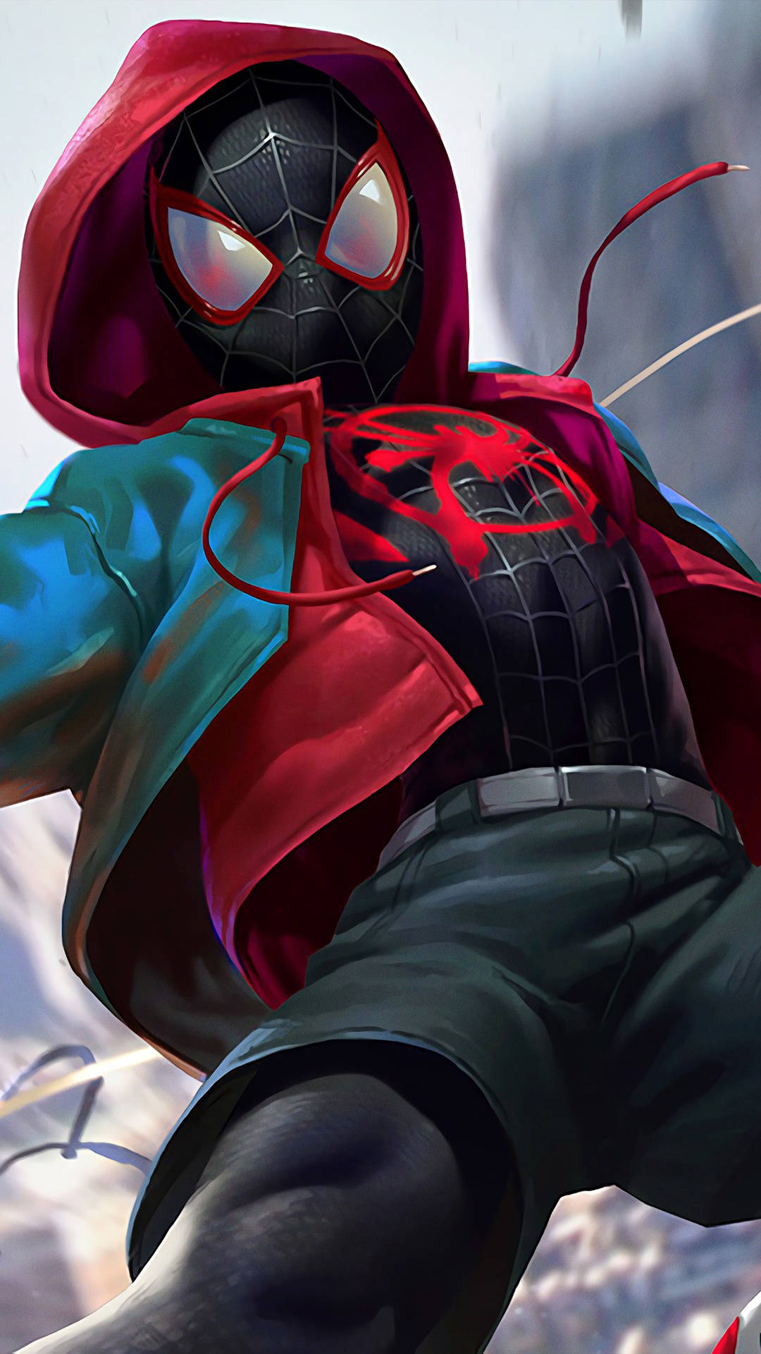 Spider Man Hoodie Mobile Wallpaper