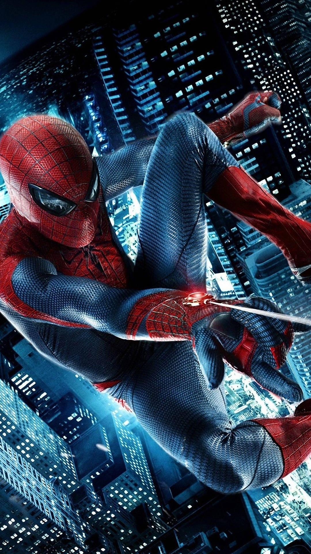 Spider Man In The City Mobile Wallpaper