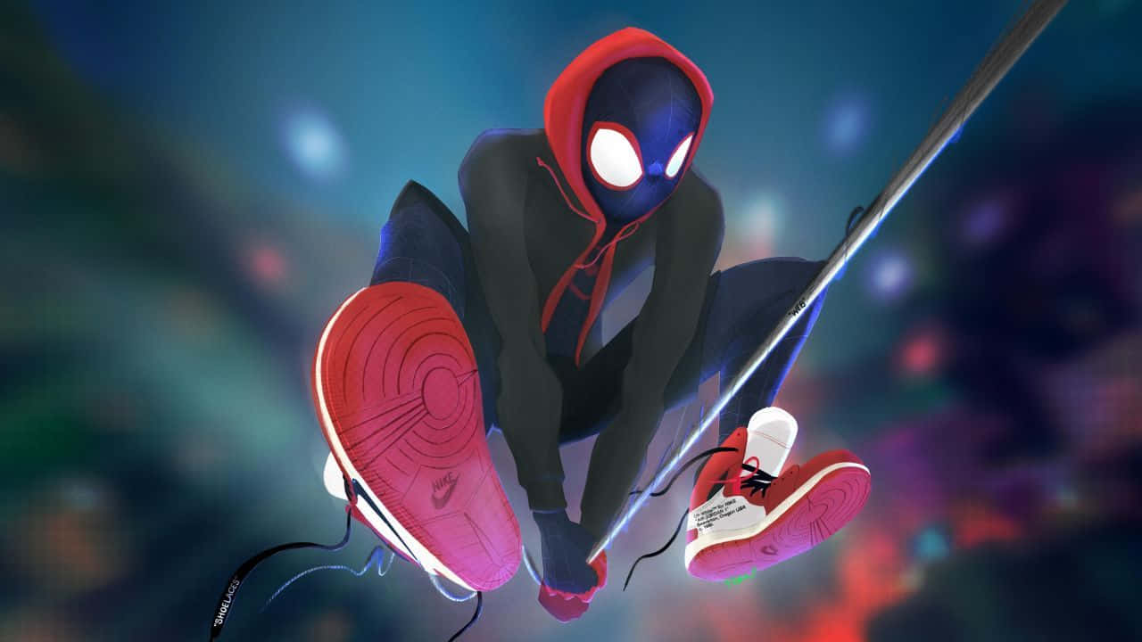 Spiderman: Into The Spider-verse Hd-bakgrundsbild. Wallpaper