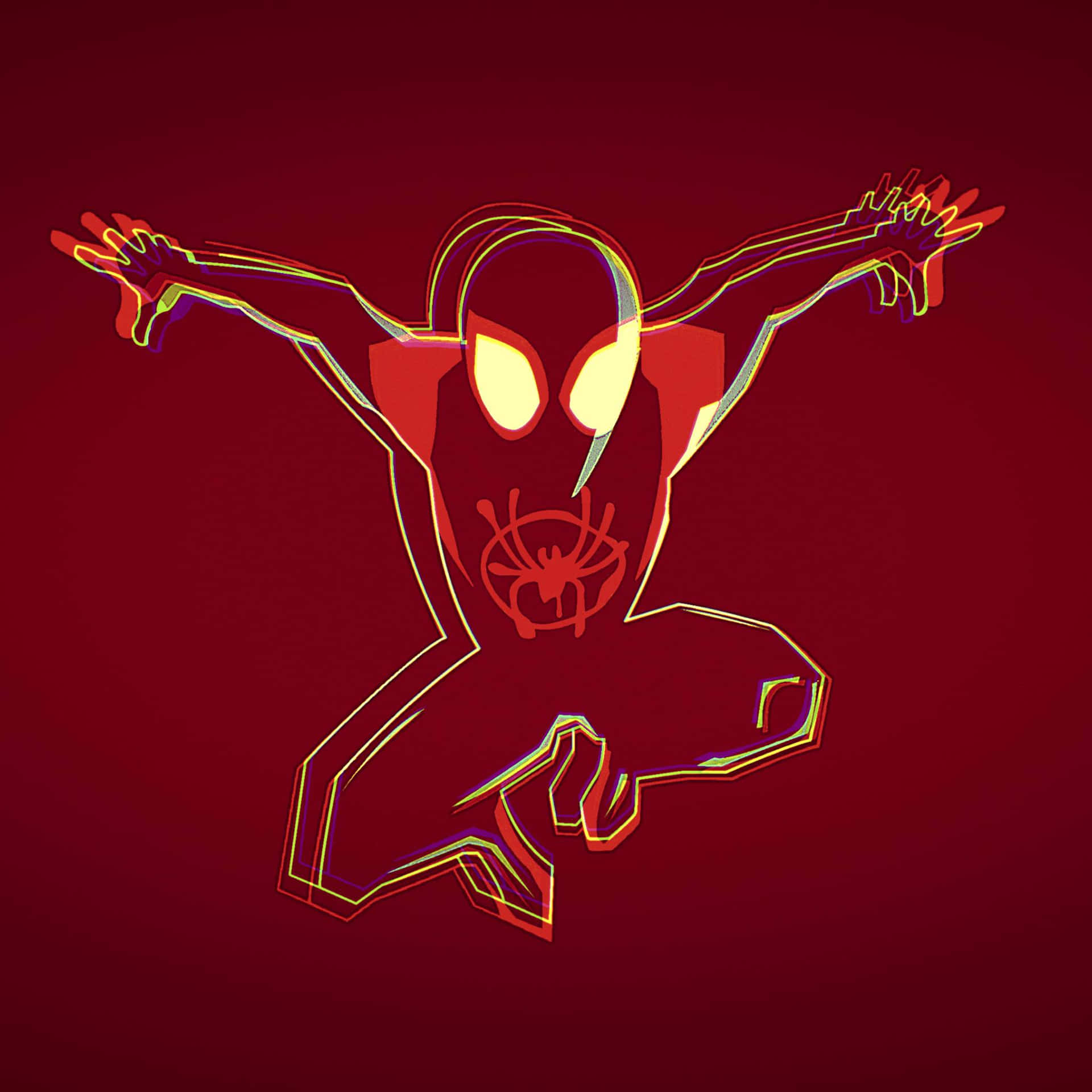 Derultimative Held In Action: Spider-man Tritt In Spider-man: A New Universe In 4k Bei. Wallpaper