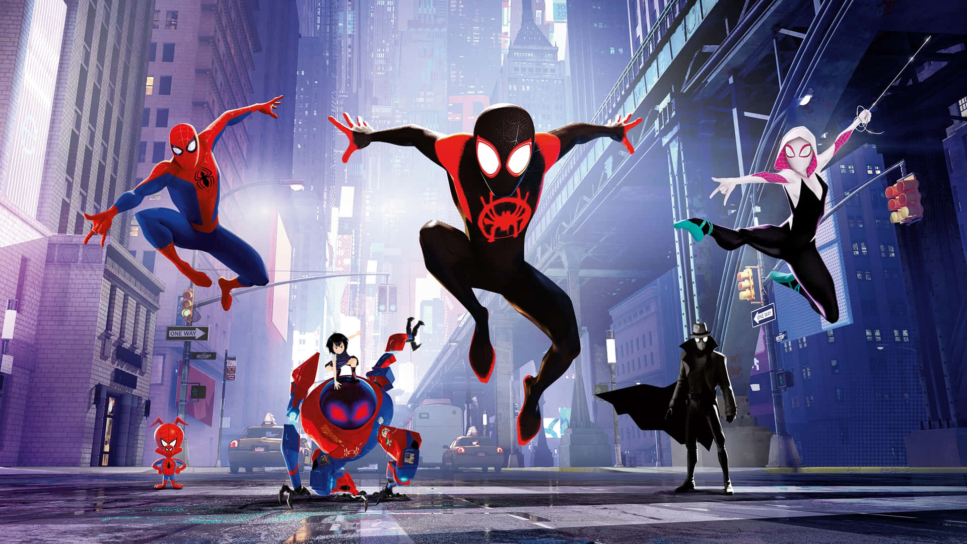 Spider-man: Into The Spider-verse 4k Characters Background