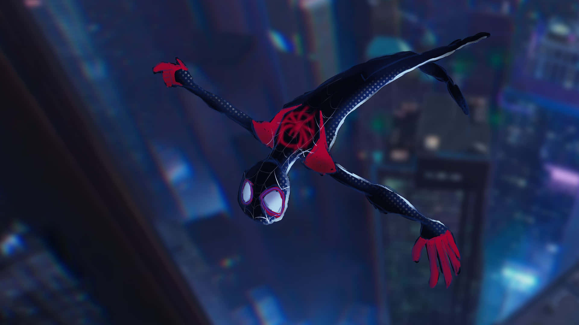 Superhero Spider-man: Into The Spider-verse 4k Background