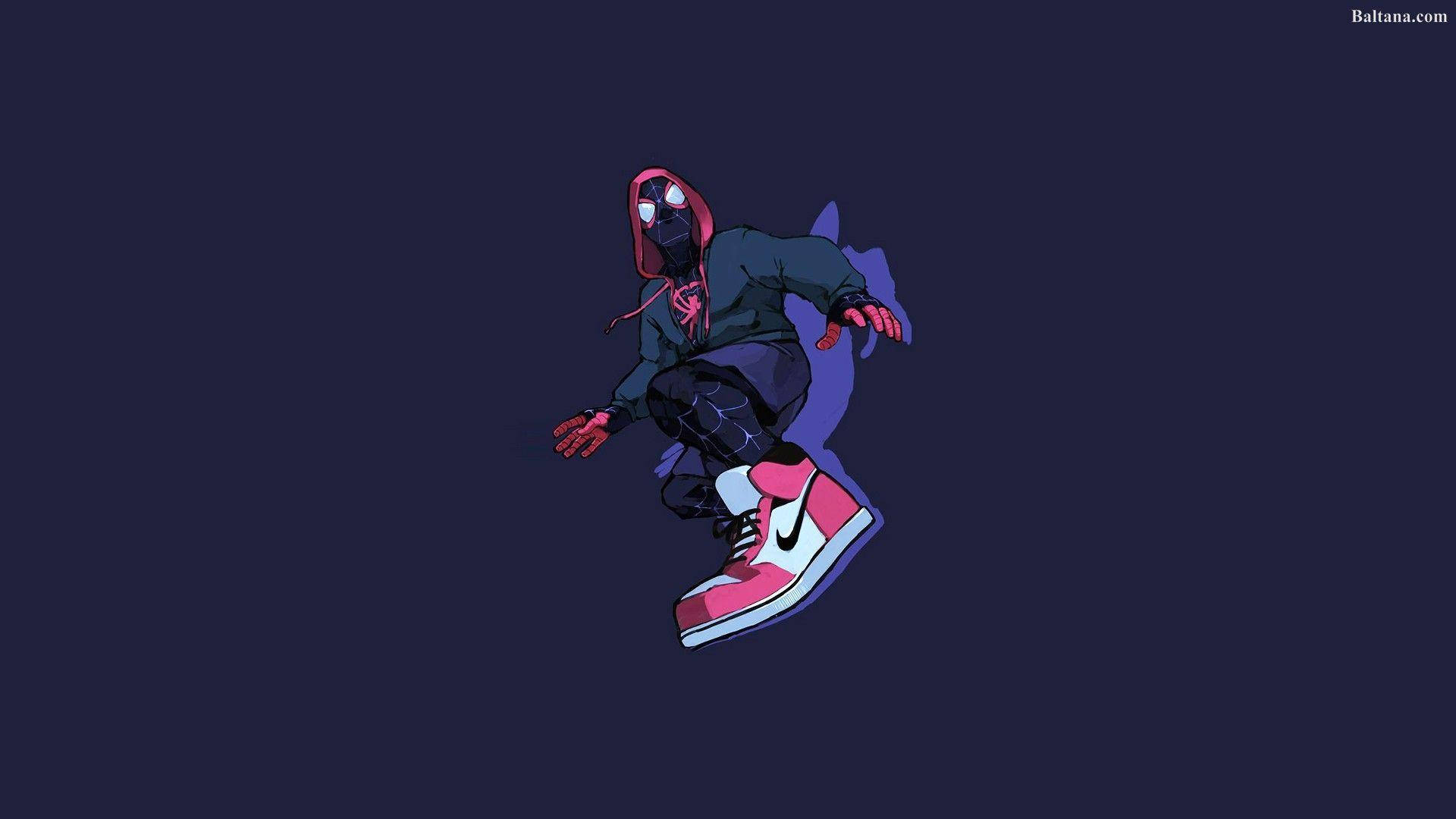 Spider Man Into The Spider Verse Nike Shoes