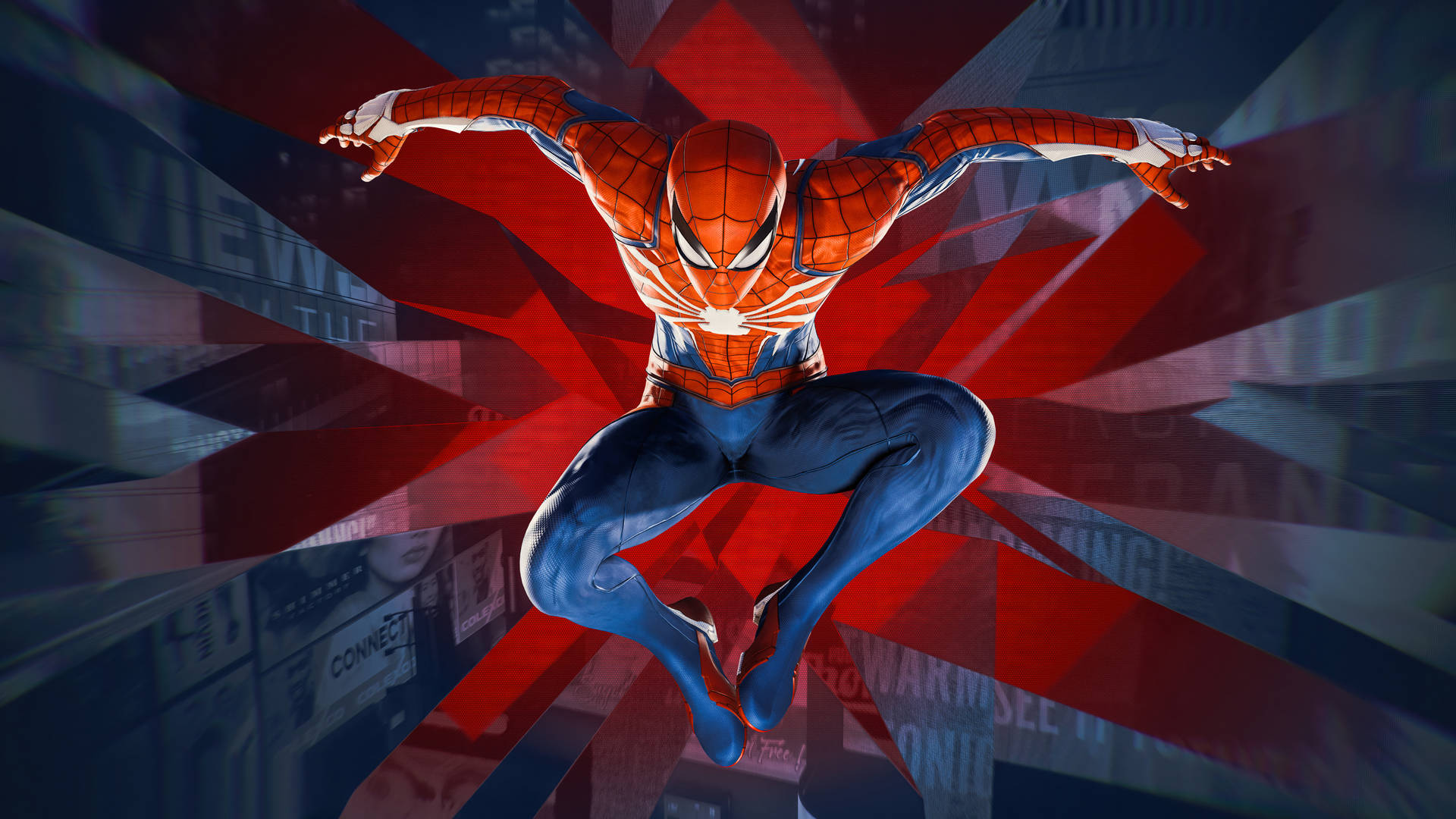 Spider-man Leap Marvel Pc Background