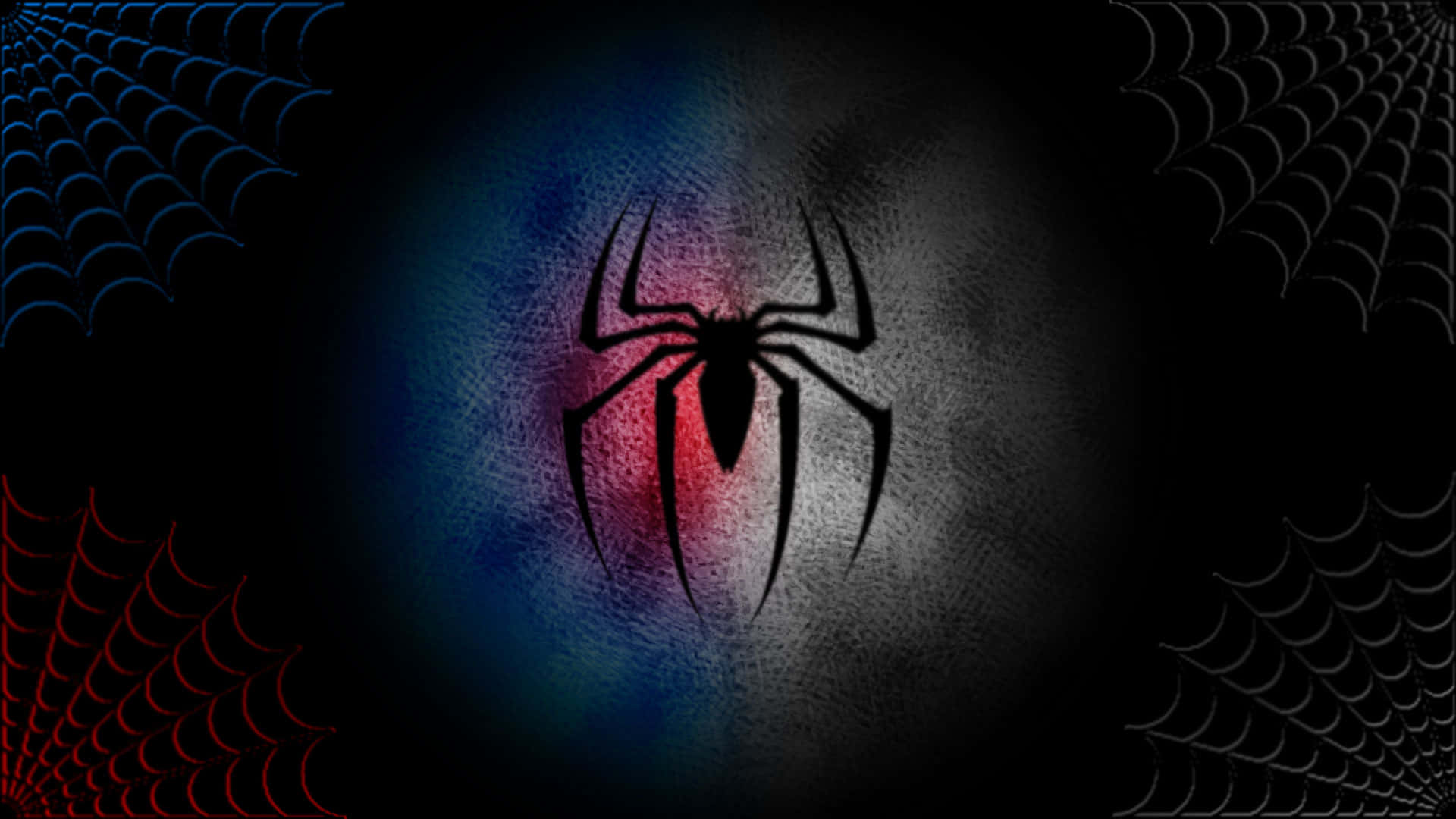 Spider Man Logo Blur Effect Background