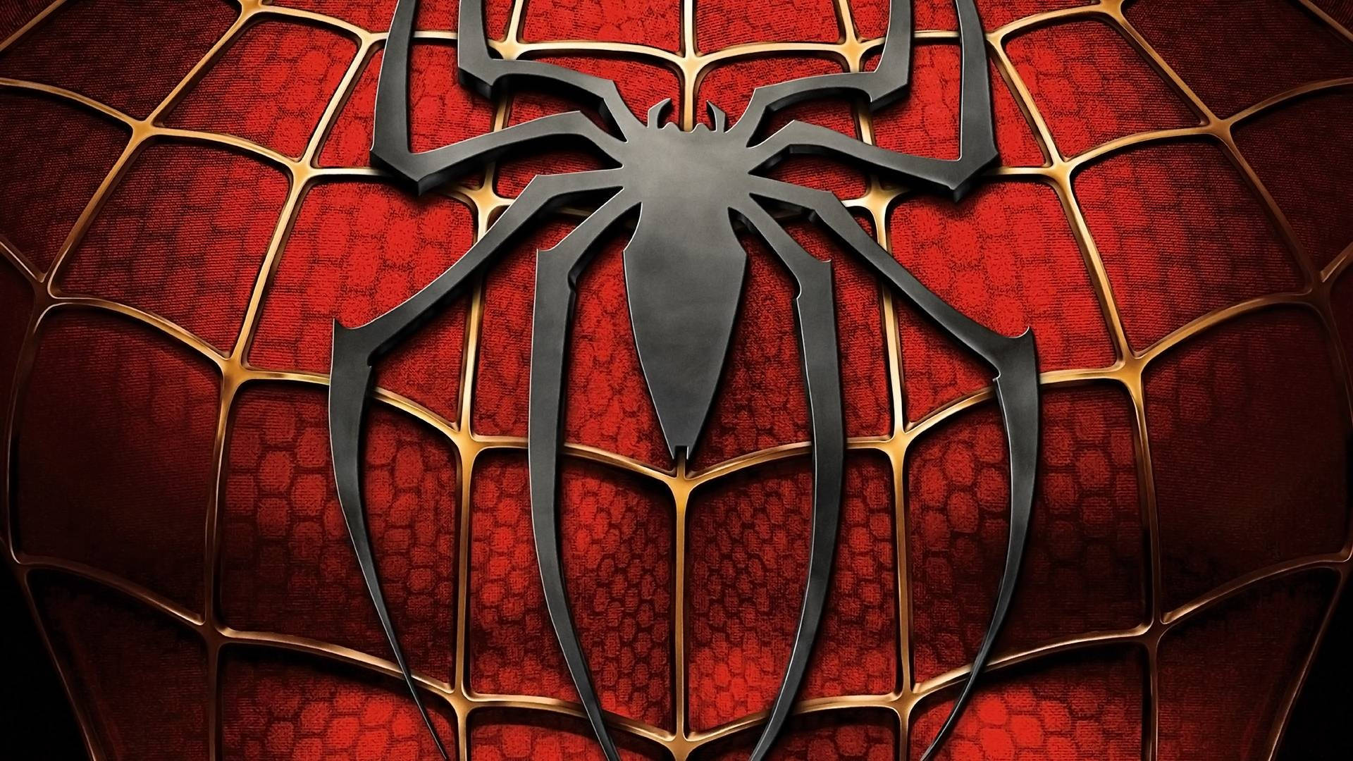 Spider Man Logo In His Suit Wallpaper