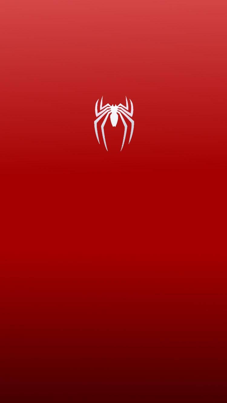 Spider-man Logo Simple Iphone Wallpaper