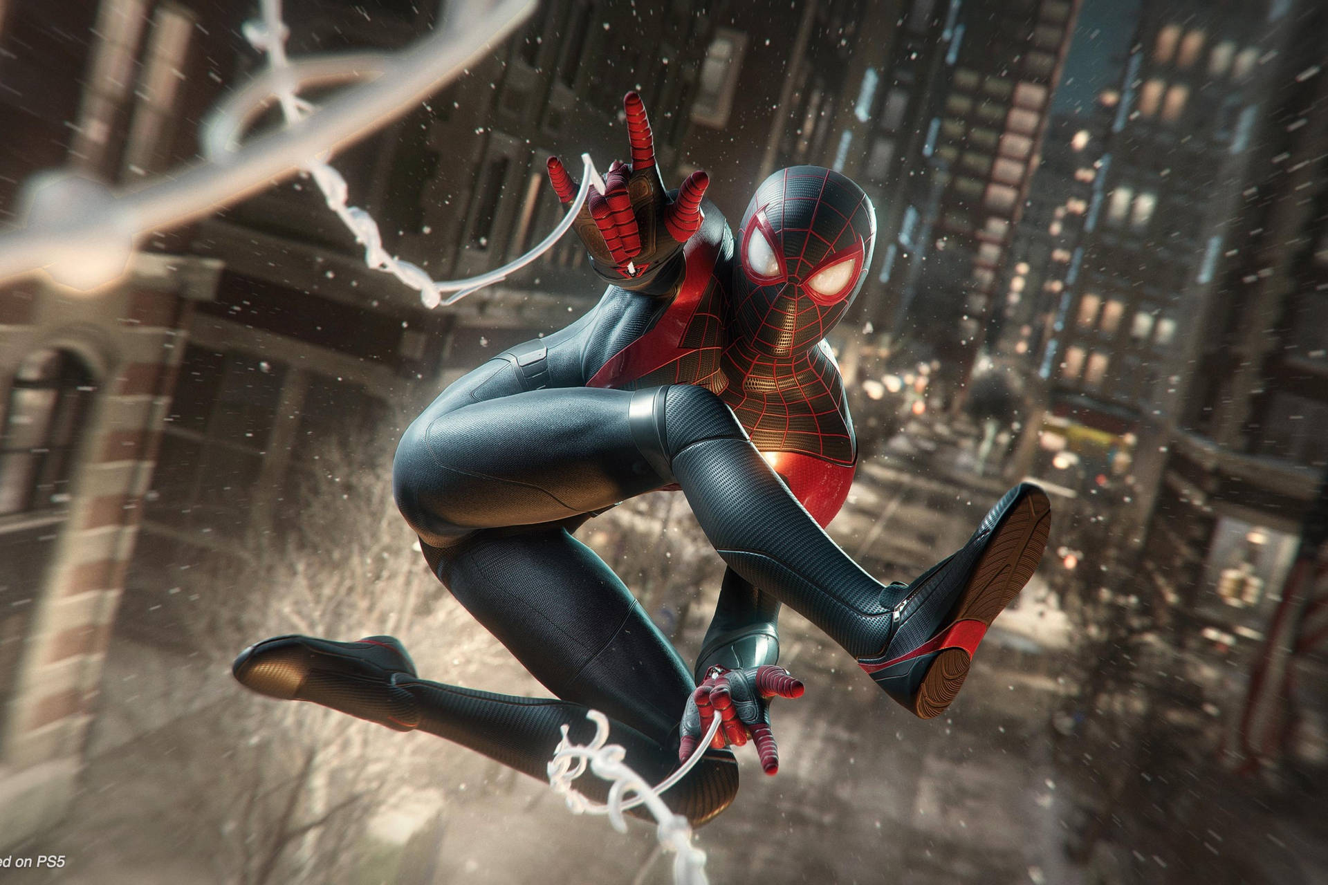 Spiderman Into Spider-verse - Hd Bakgrundsbild Wallpaper