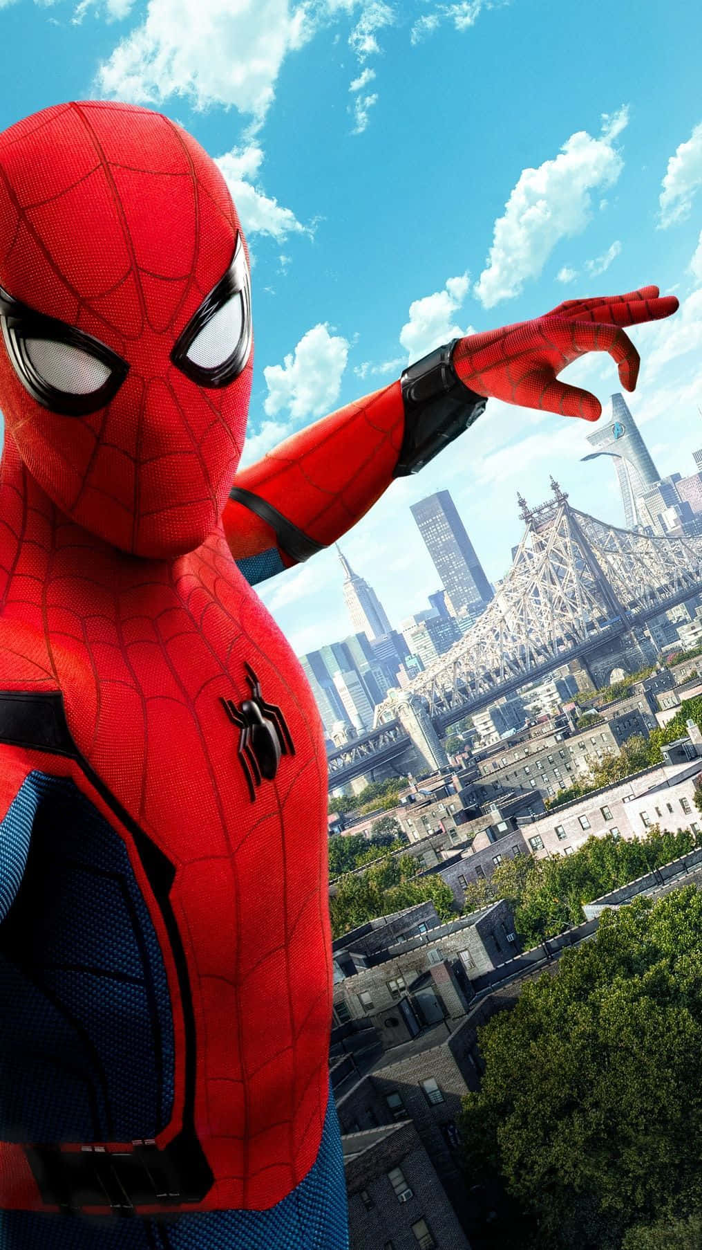 Spider-man Phone Avengers Tower Wallpaper