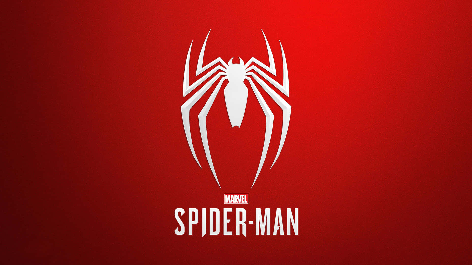 Spiderman Ps4 4k-logotypen Wallpaper
