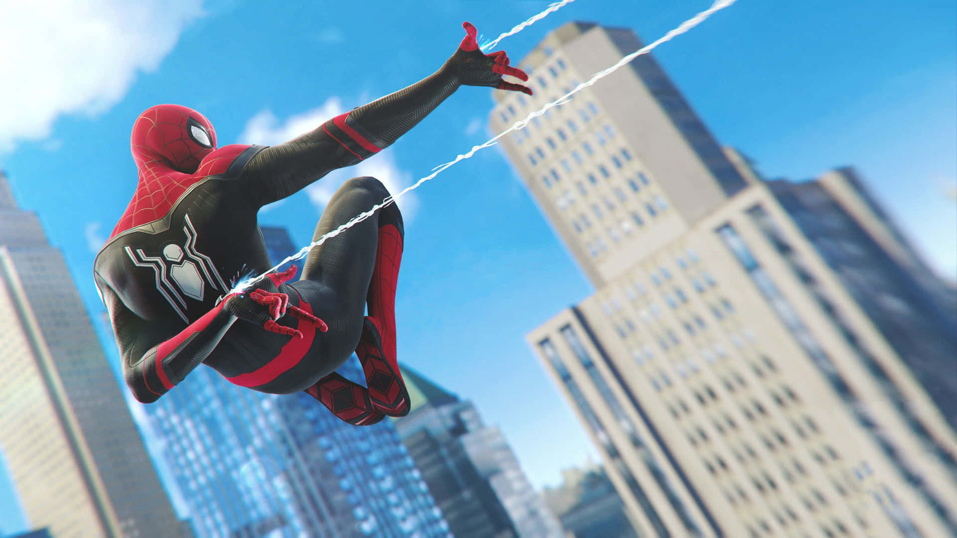 Exciting High-Resolution Image of Spider-Man on PS4 in 4K Wallpaper