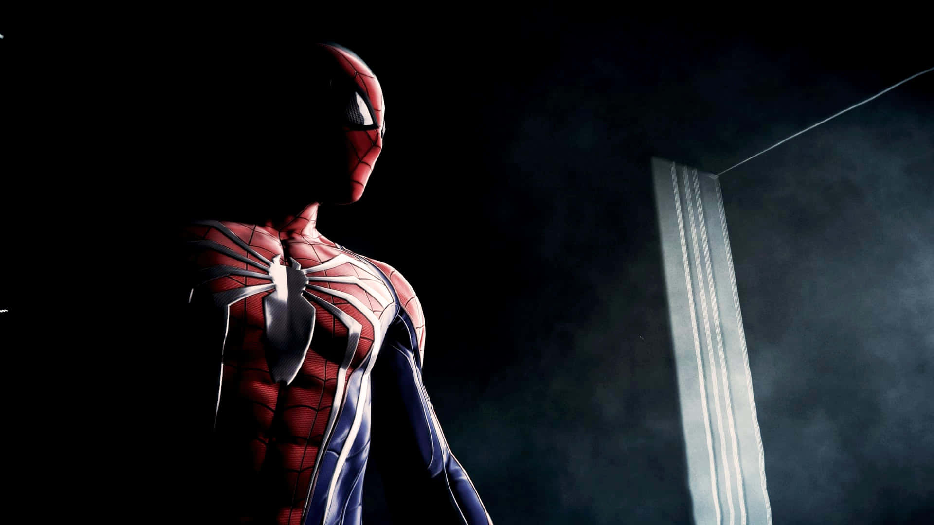 Fondode Pantalla De Spider-man Ps4 En 4k Para Un Ambiente Oscuro. Fondo de pantalla