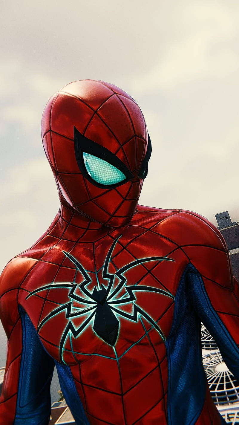 Capturagenial De Spider Man Ps4 Fondo de pantalla