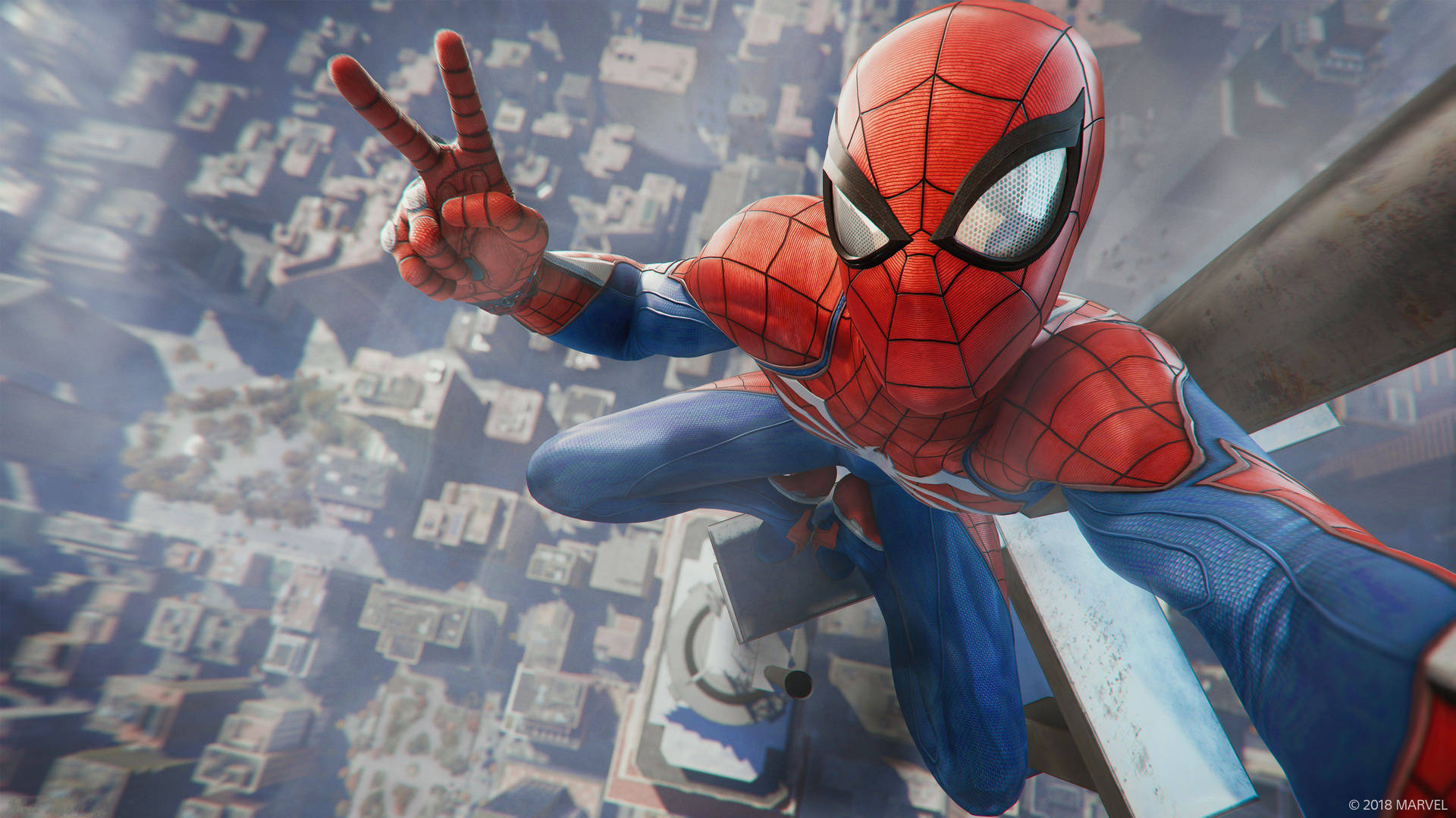 Spiderman Ps4 Carino Selfie Sfondo