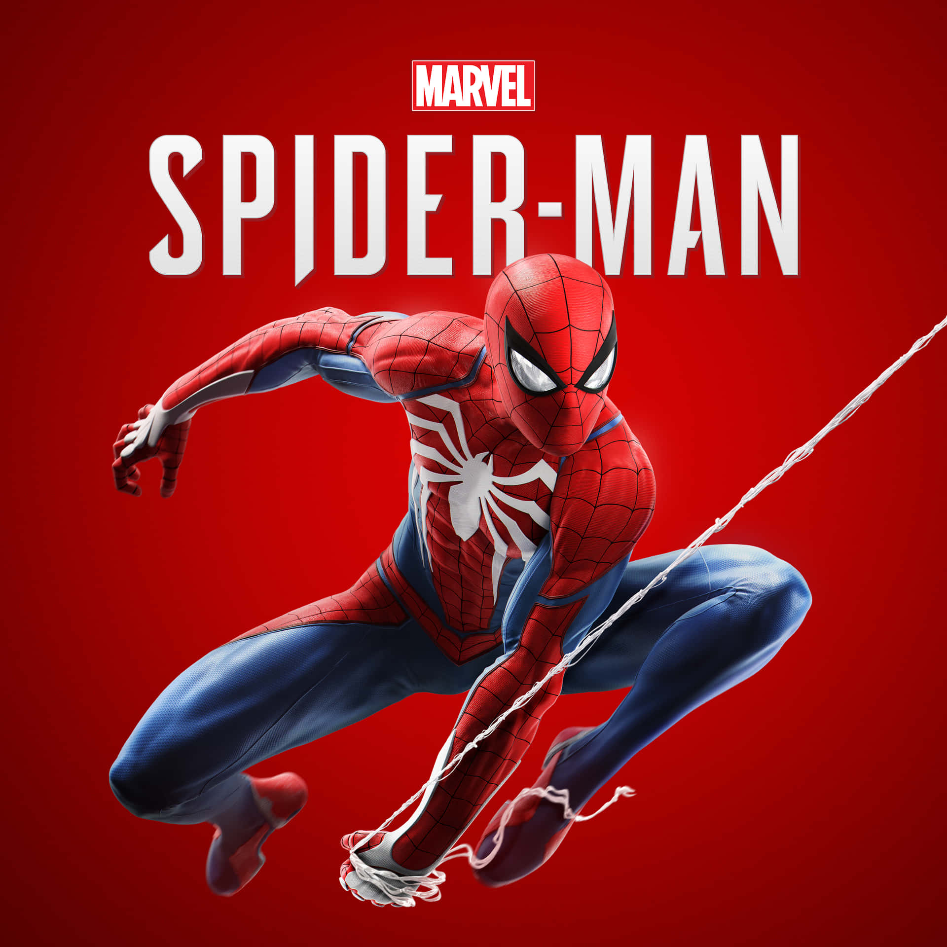 Spiderman Ps4-logo. Wallpaper