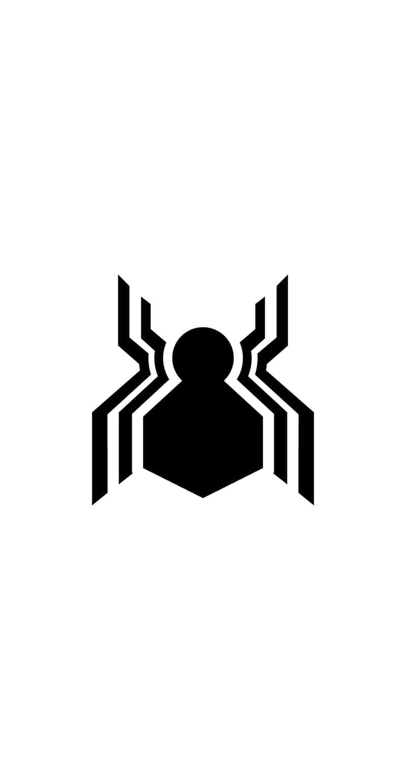 Bildspider Man-logotyp På Playstation 4 Wallpaper