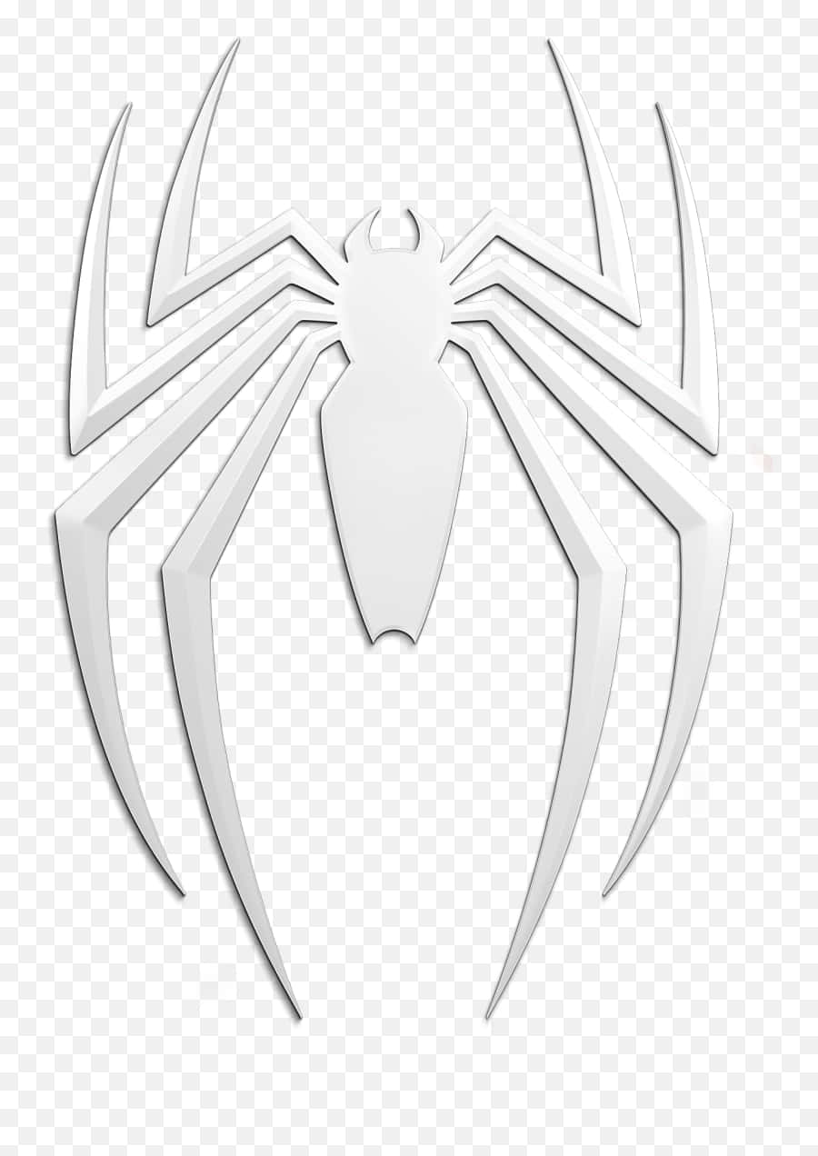 Designtrasparente Del Logo Di Spider Man Ps4. Sfondo